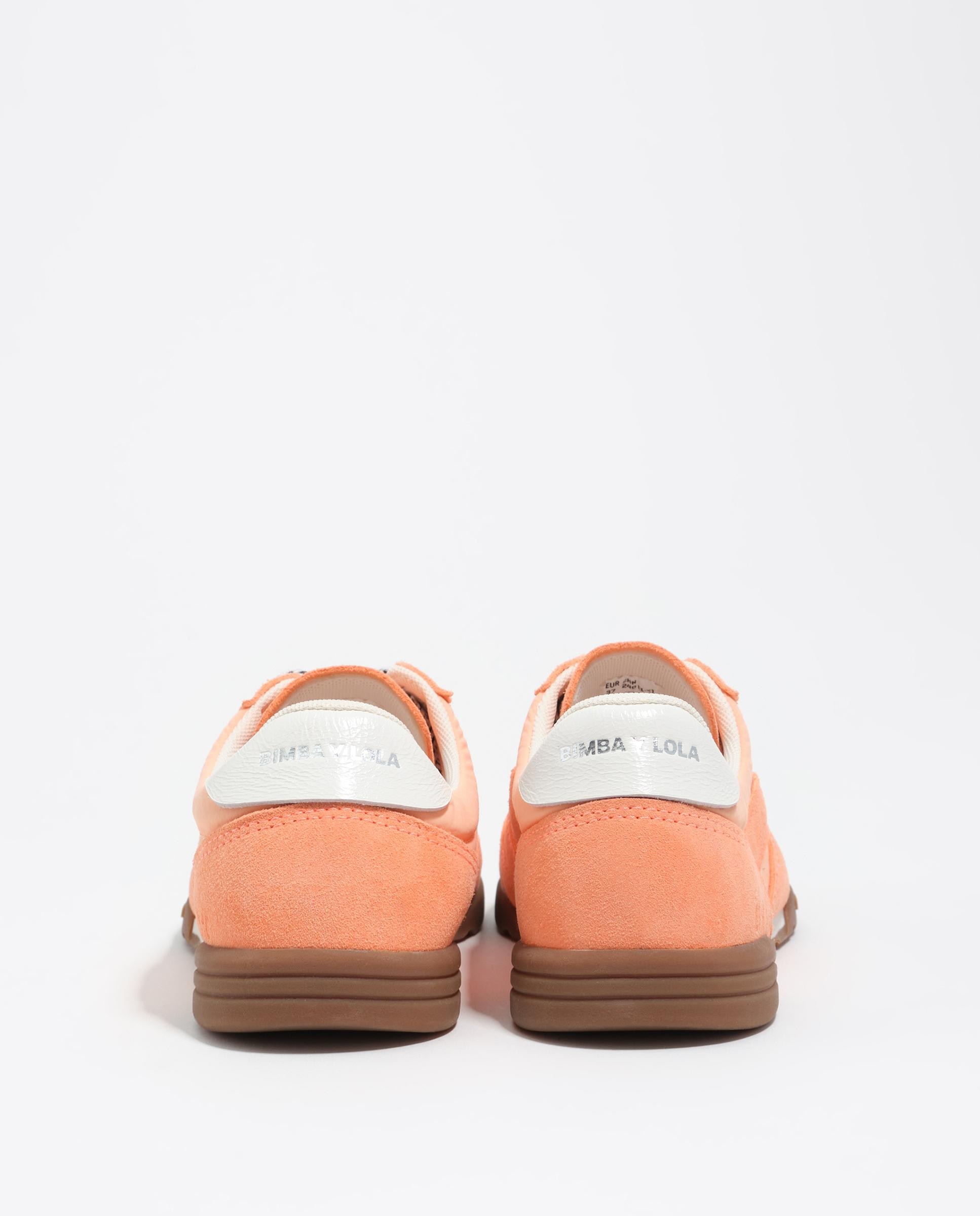 Sapatilhas Indoor em Camurça e Nylon 13 16 Coral-3