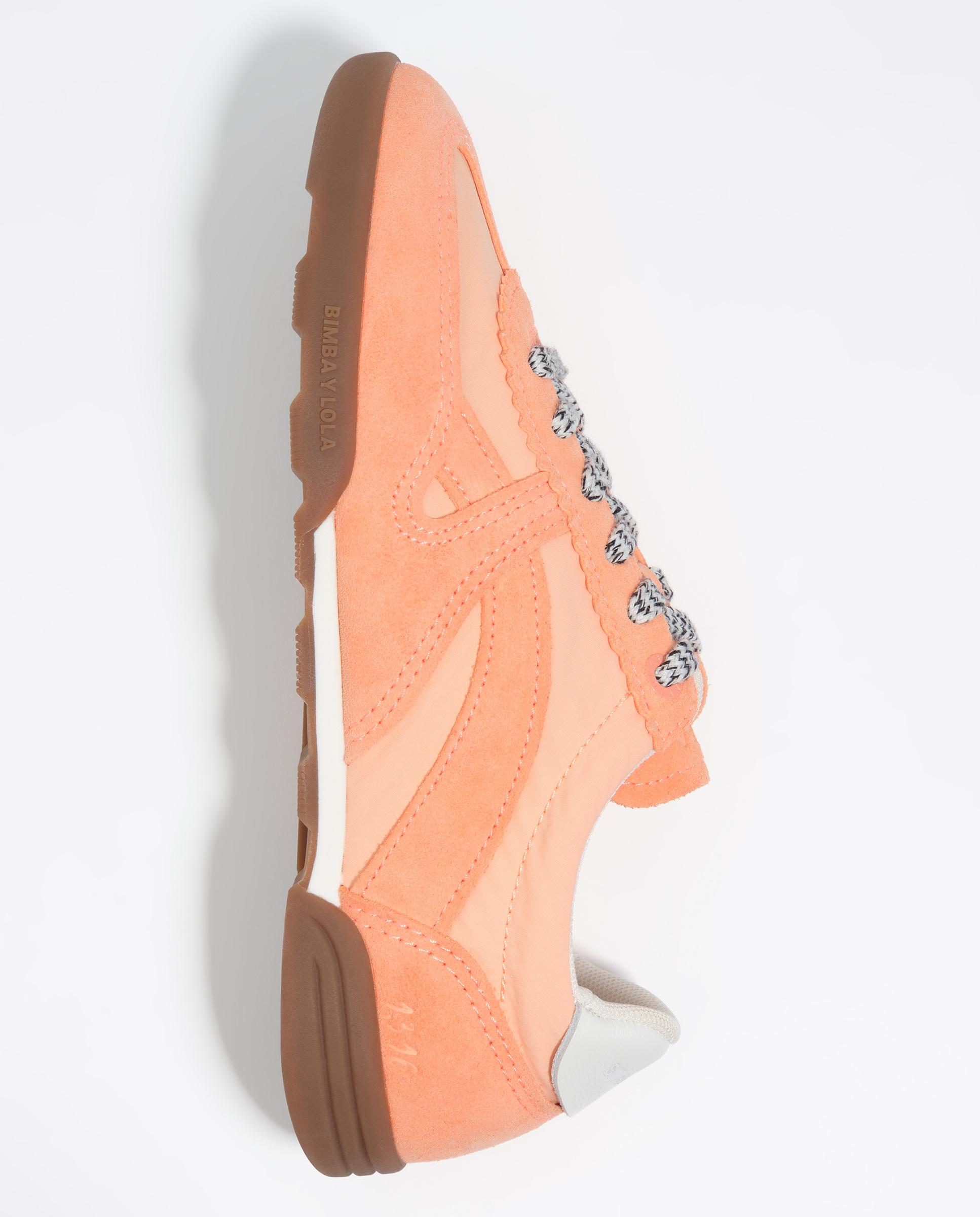 Sapatilhas Indoor em Camurça e Nylon 13 16 Coral-5