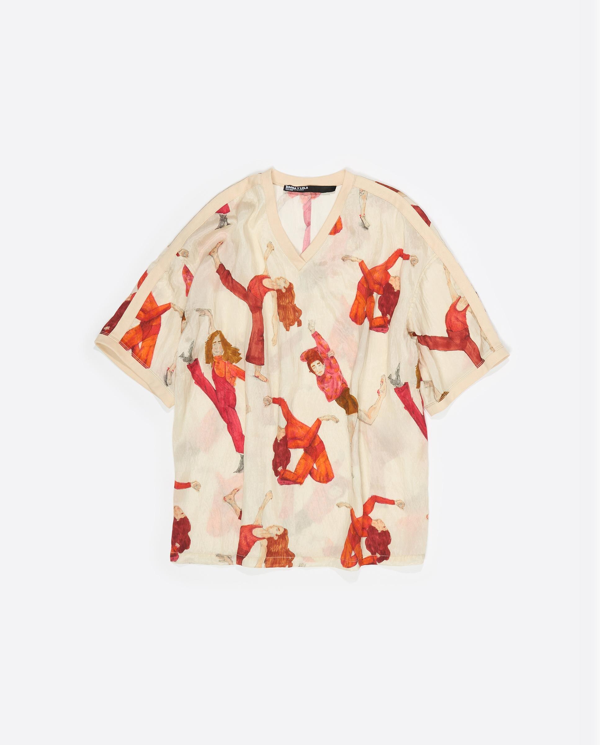 T-shirt Oversize Fluida Natural-6