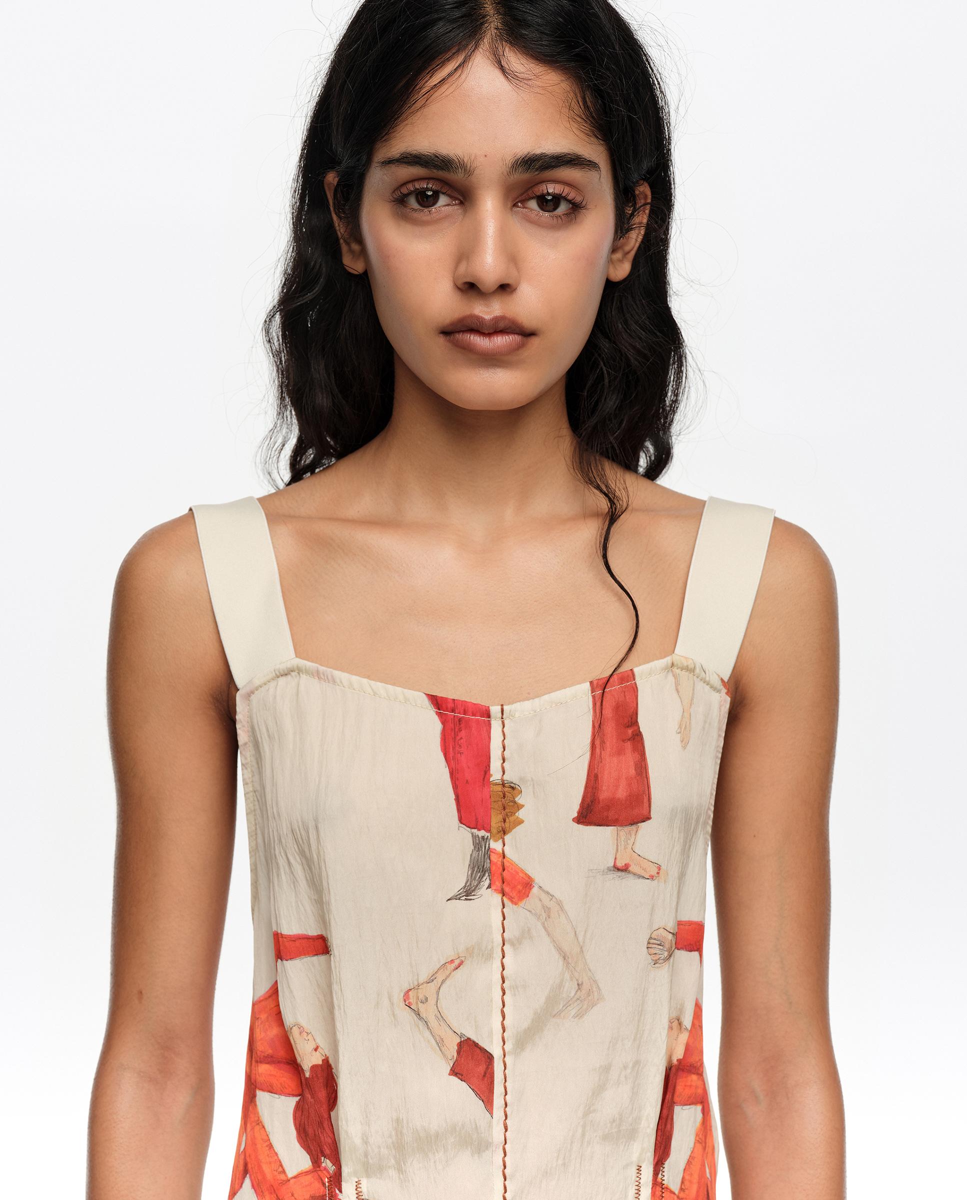 Vestido de Alças Linha a Natural-2
