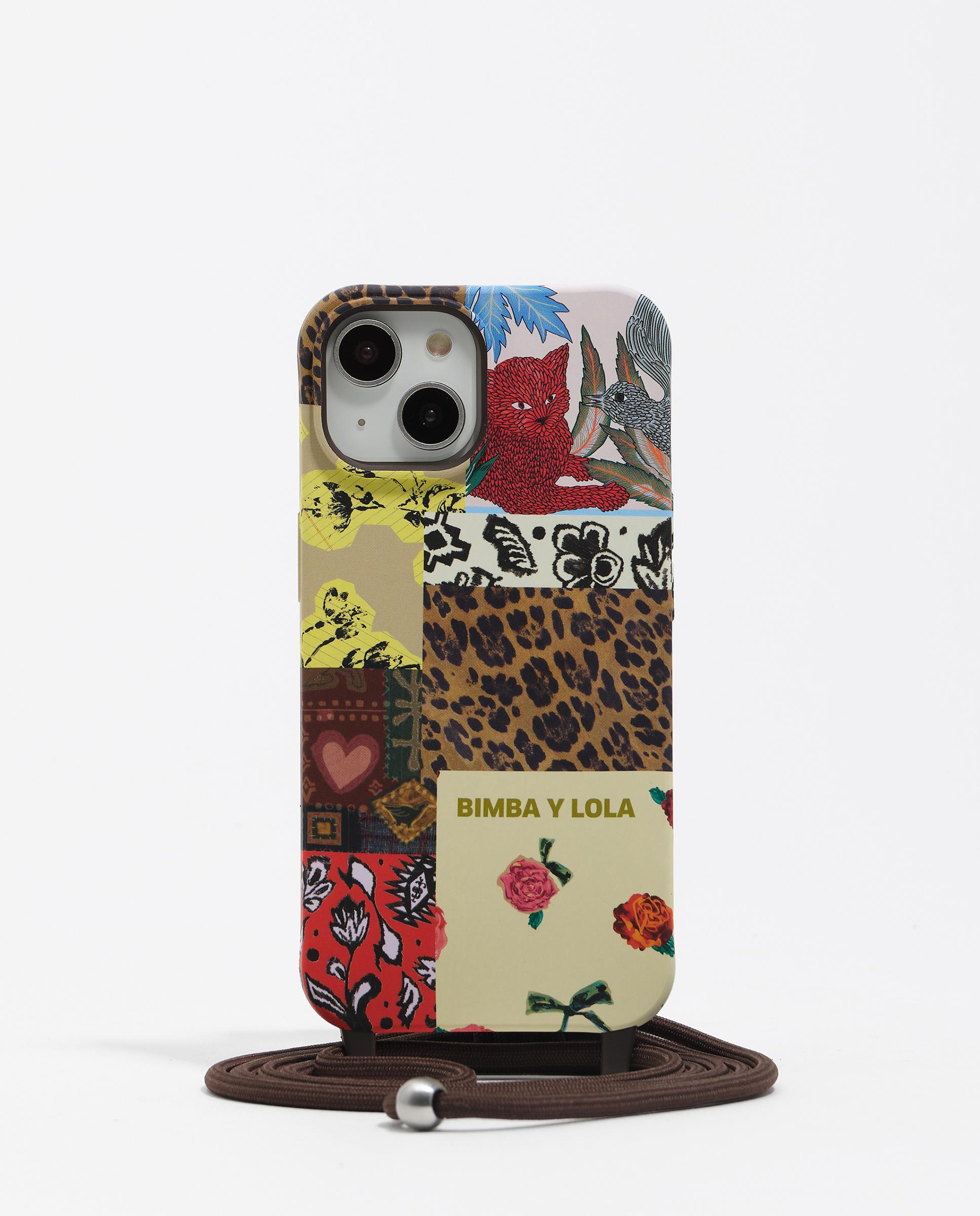 Imagem 0 de Capa Rígida Iphone 15 Patchwork com Cabo