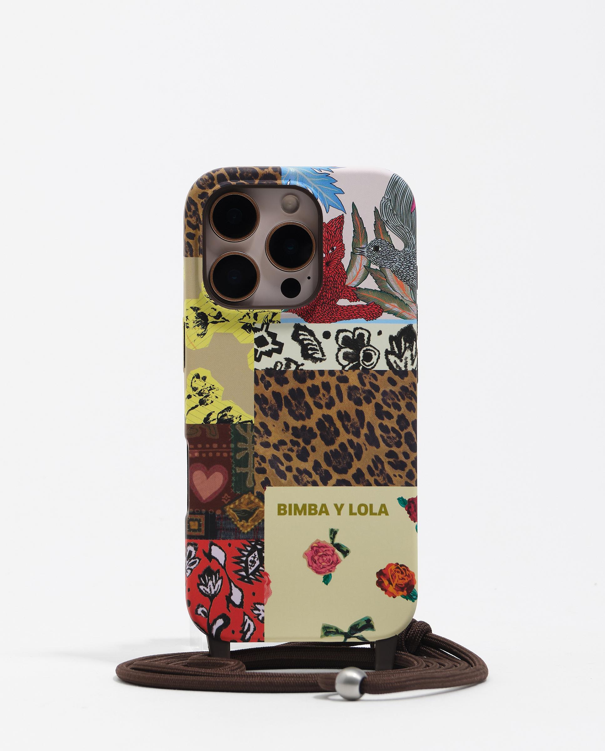 Imagem 0 de Capa Rígida Iphone 15 Pro Patchwork com Cabo