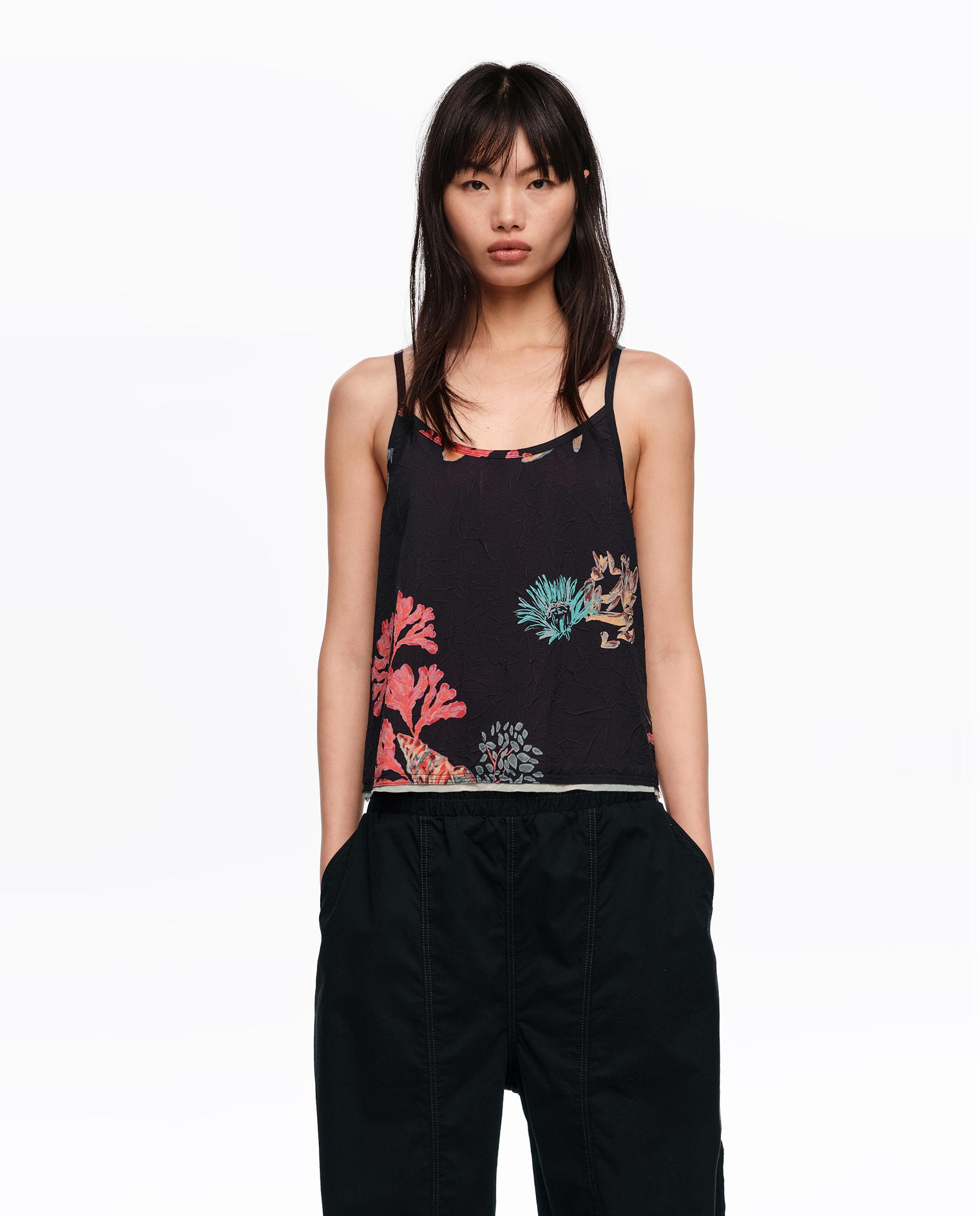 Imagem 0 de Top com Estampado e Alças Ajustáveis