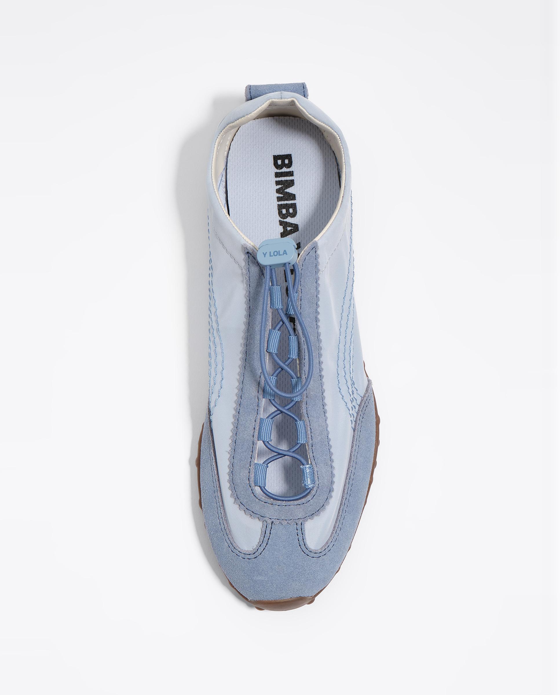 Sapatilhas Desportivas 13 28 em Camurça e Nylon Azul-claro-5