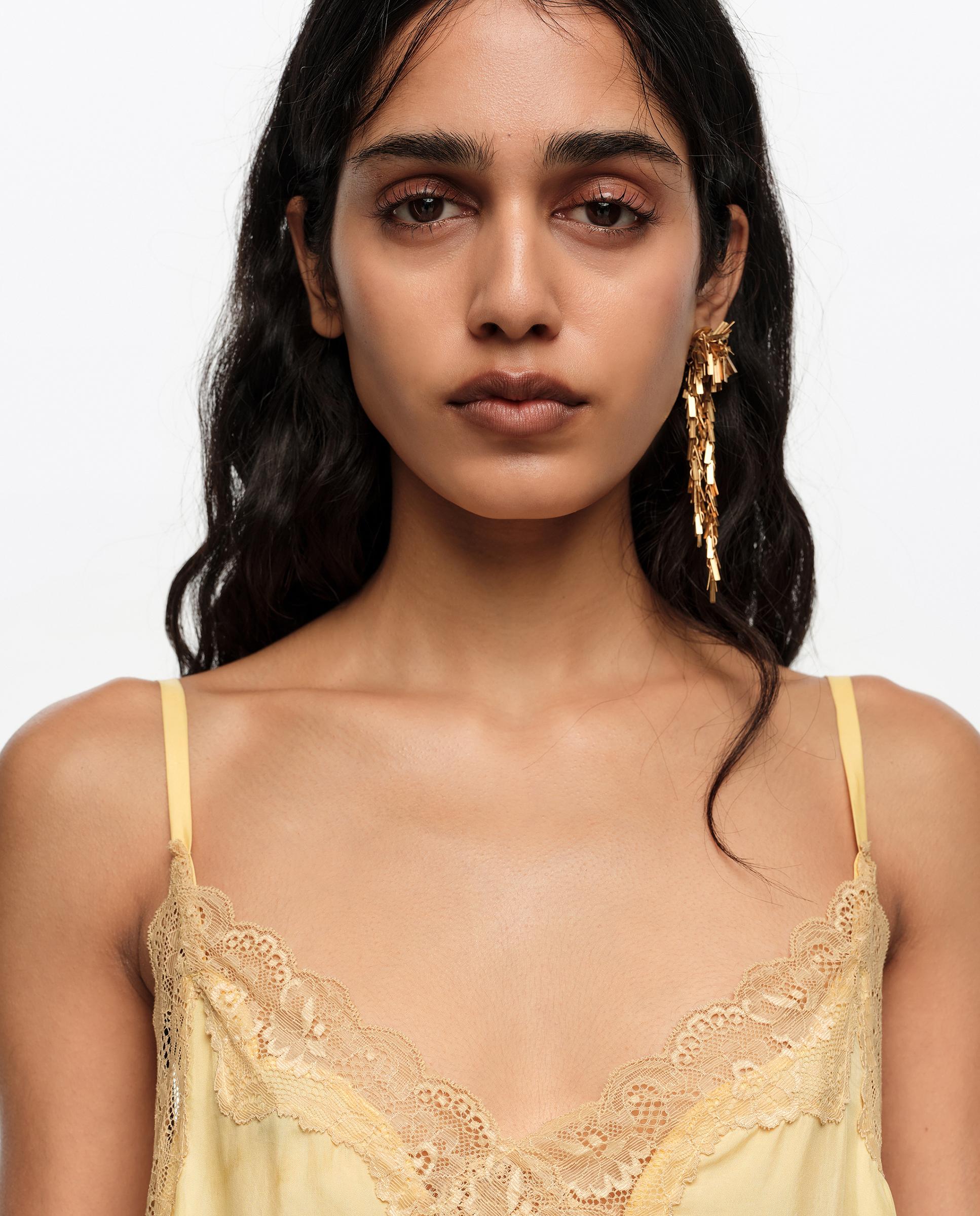Top Comprido Lingerie Amarelo-2