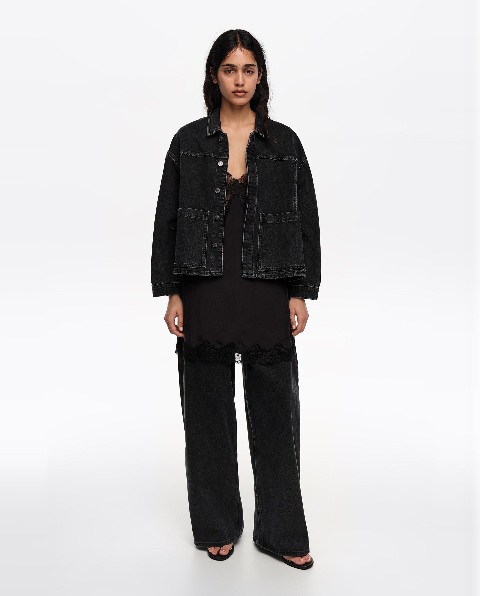 Imagem 0 de Blusão Jeans Linha a Denim