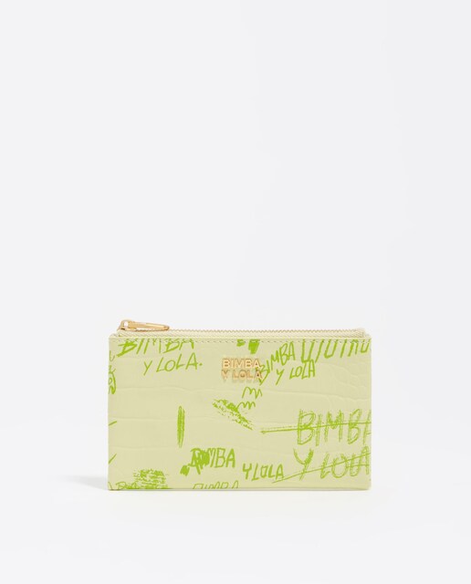 Imagem 0 de Porta-moedas com Textura Brilhante Print