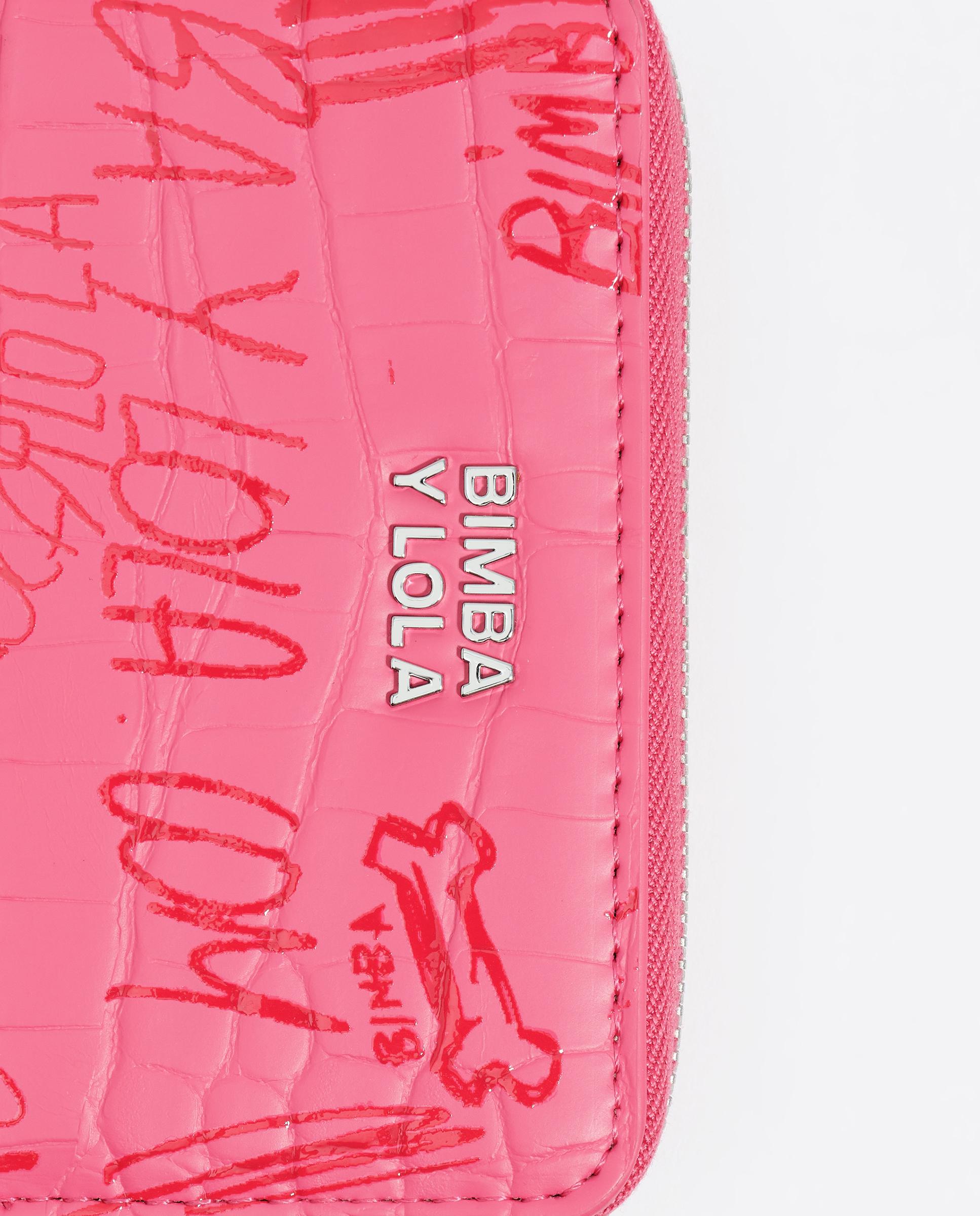 Carteira com Aba Bimba Logo Rosa-2