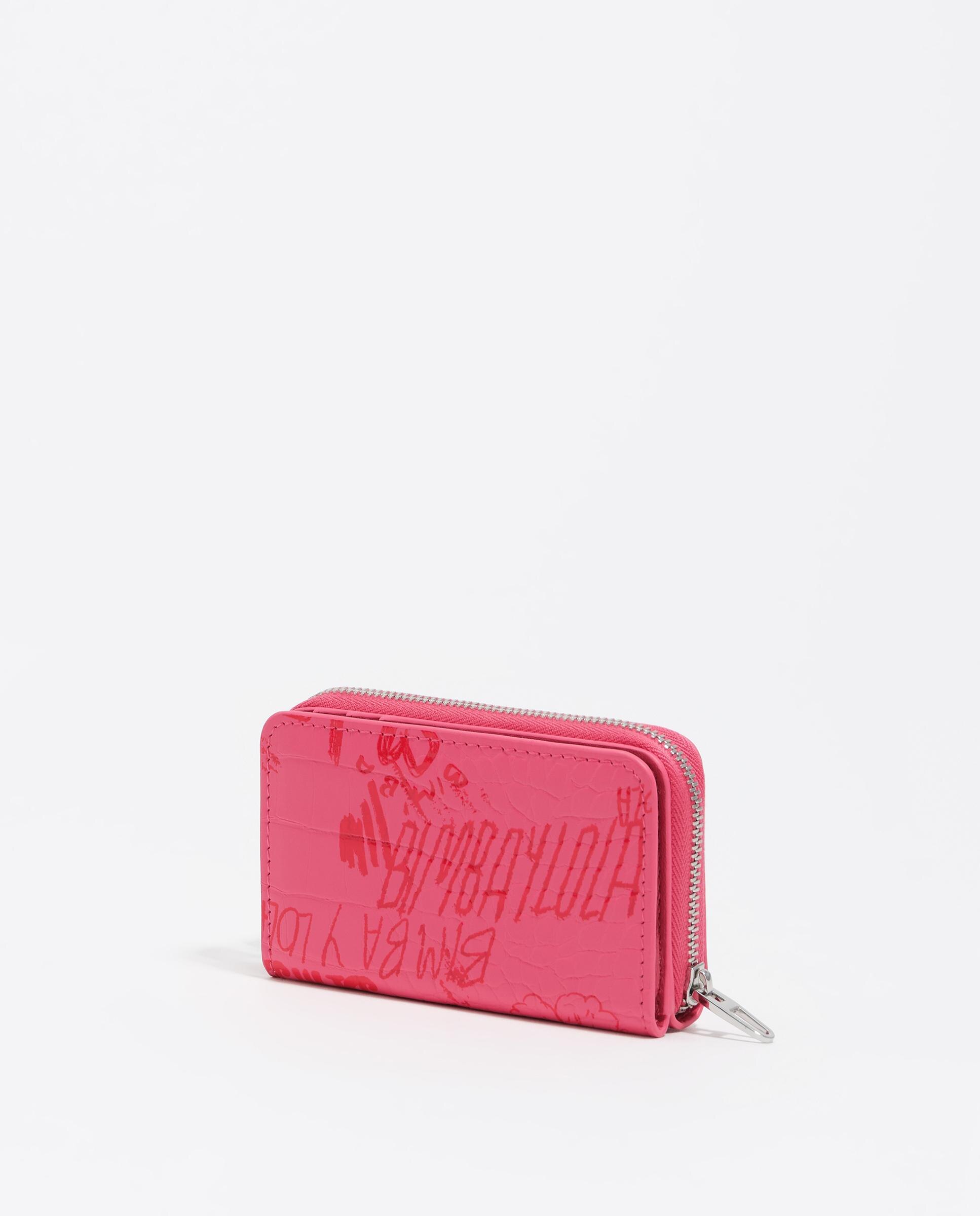 Carteira com Aba Bimba Logo Rosa-5