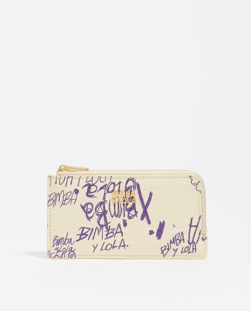 Imagem 0 de Porta-cartões com Textura Brilhante Print