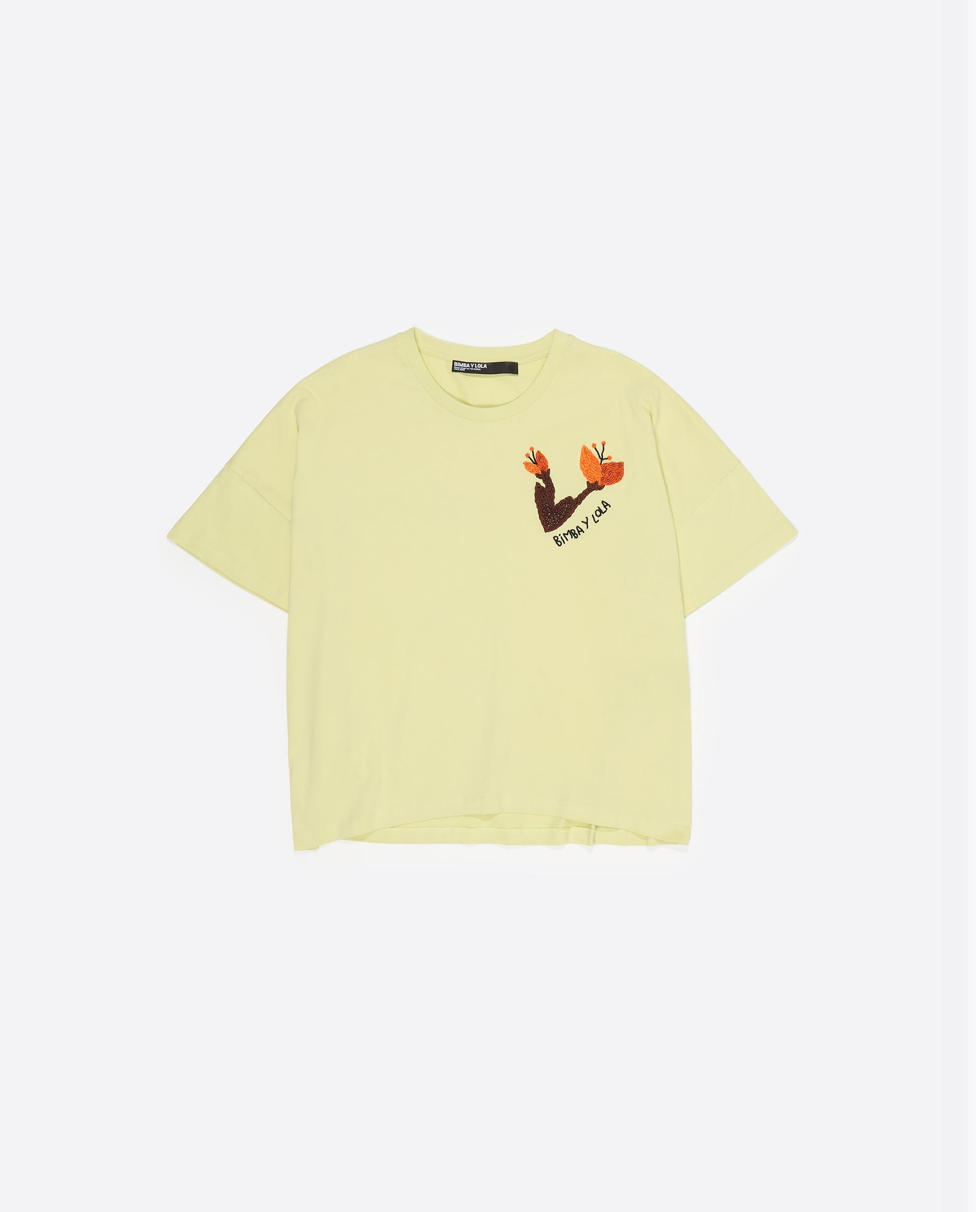 Imagem 0 de T-shirt com Logo Bordado À Mão
