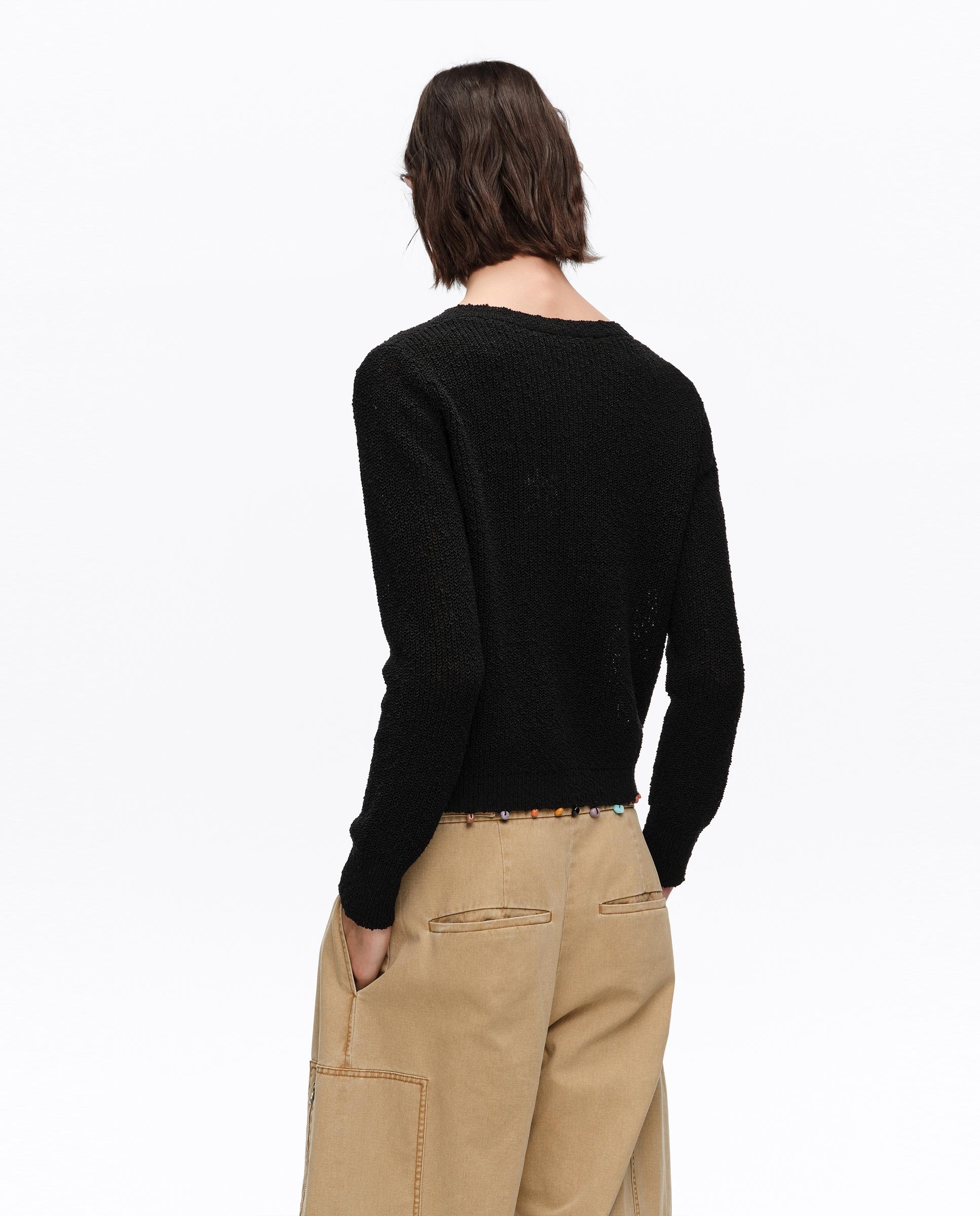 Cardigan Reto Pedras Preto-2
