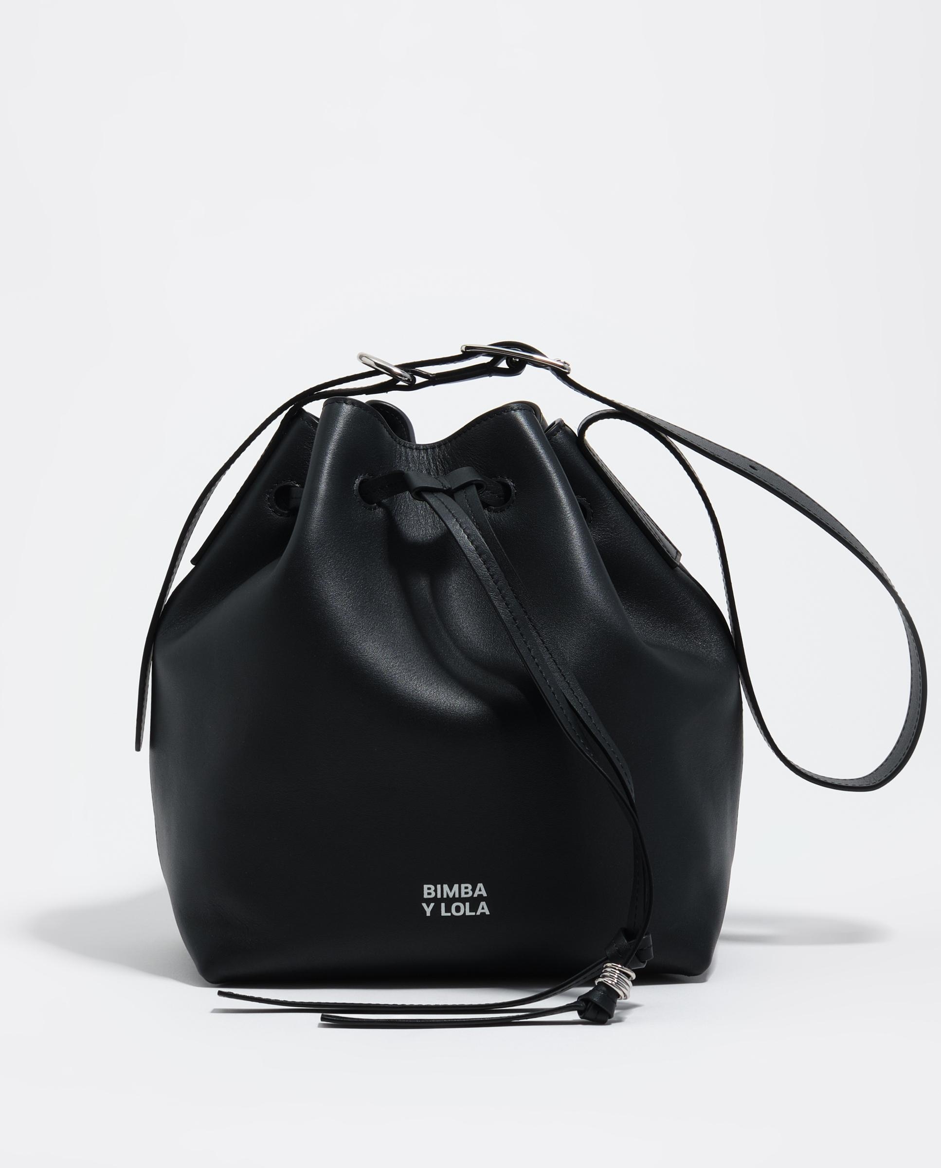 Imagem 0 de Mala de Ombro Bucket de Pele