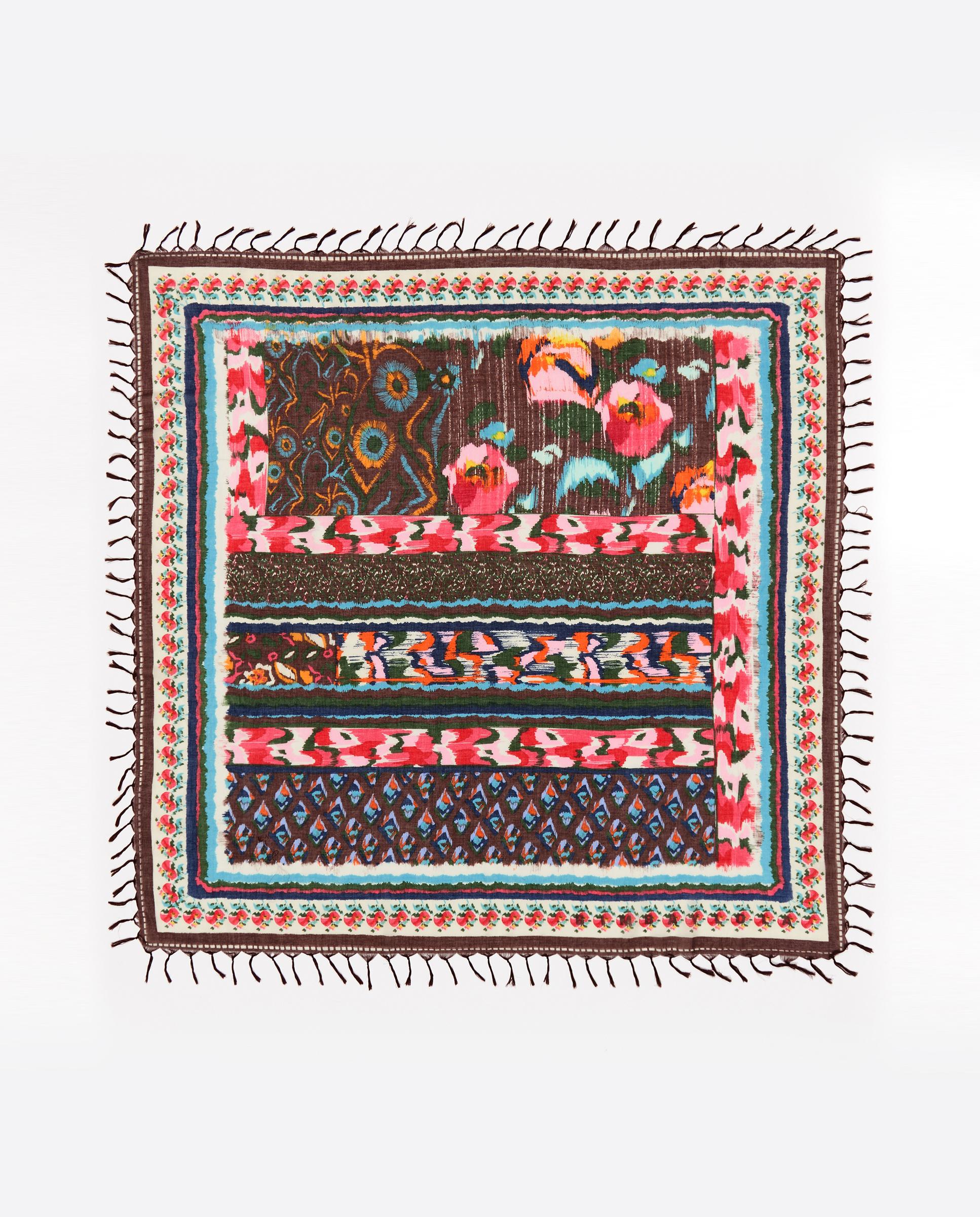 Imagem 0 de Écharpe Patchwork de Algodão