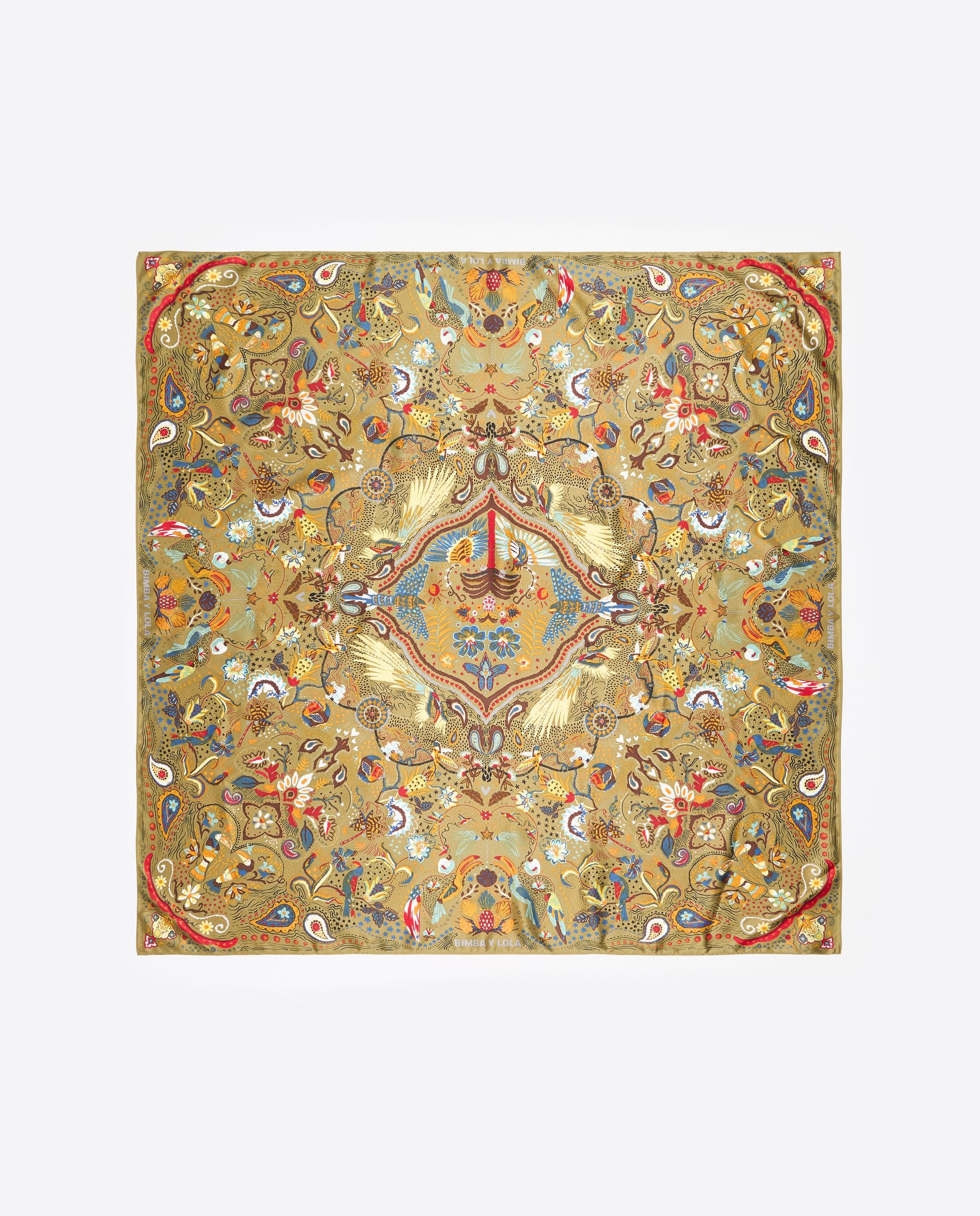 Imagem 0 de Écharpe com Pássaros Tropicais