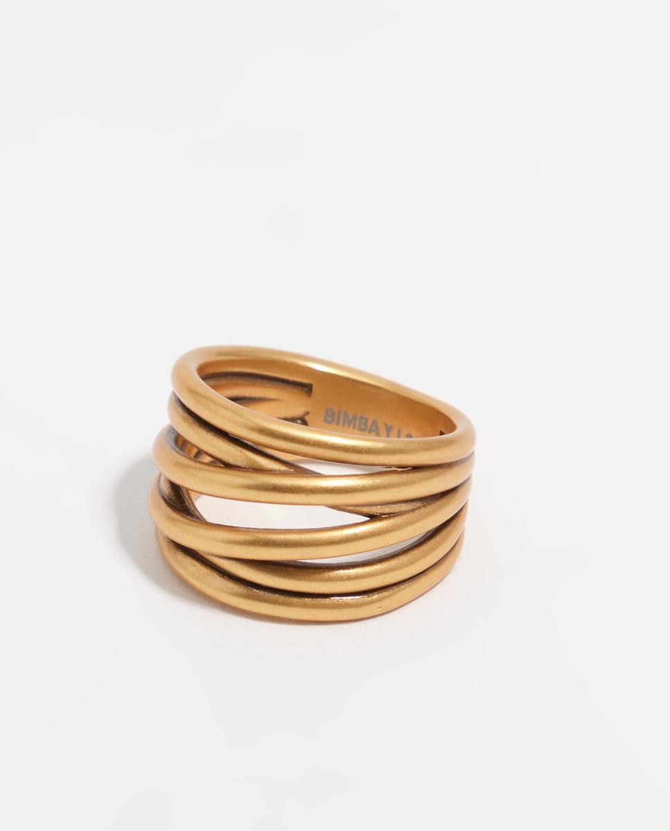 Imagem 0 de Anel com Bandas Cruzadas