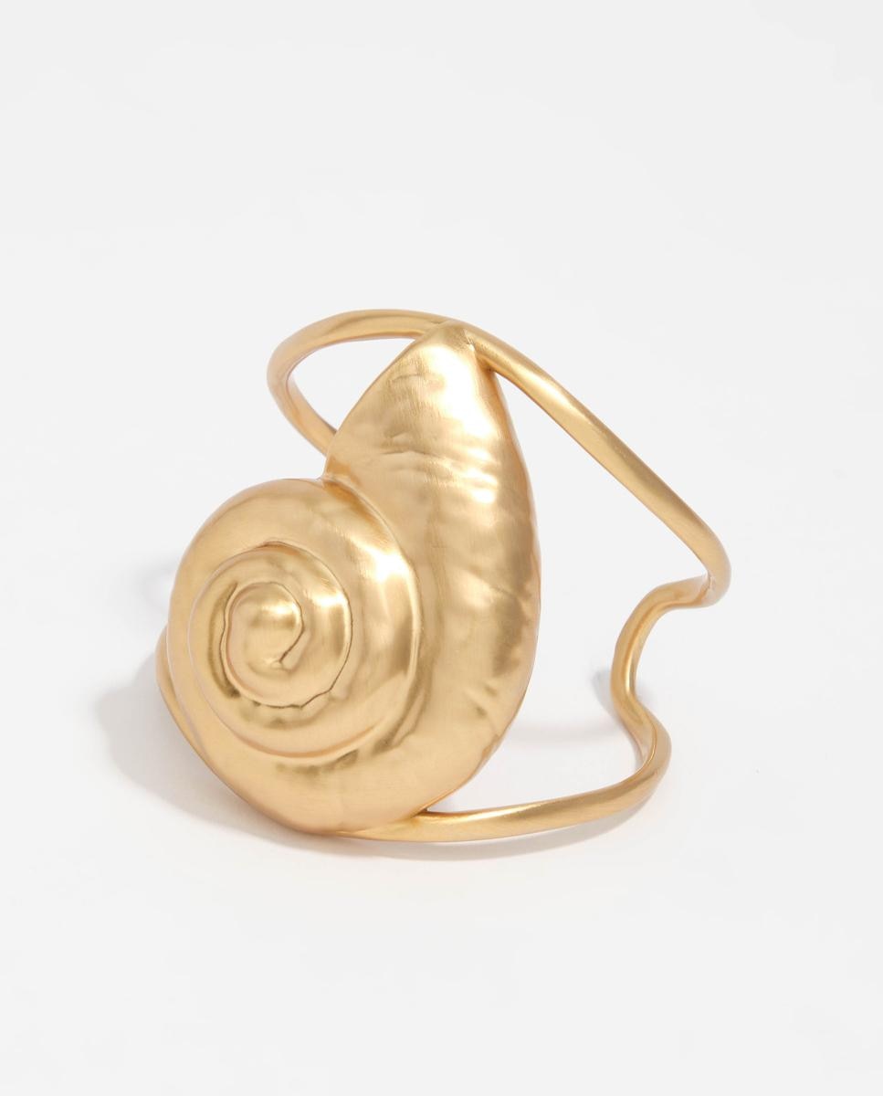 Imagem 0 de Pulseira Rígida com Motivo de Caracola