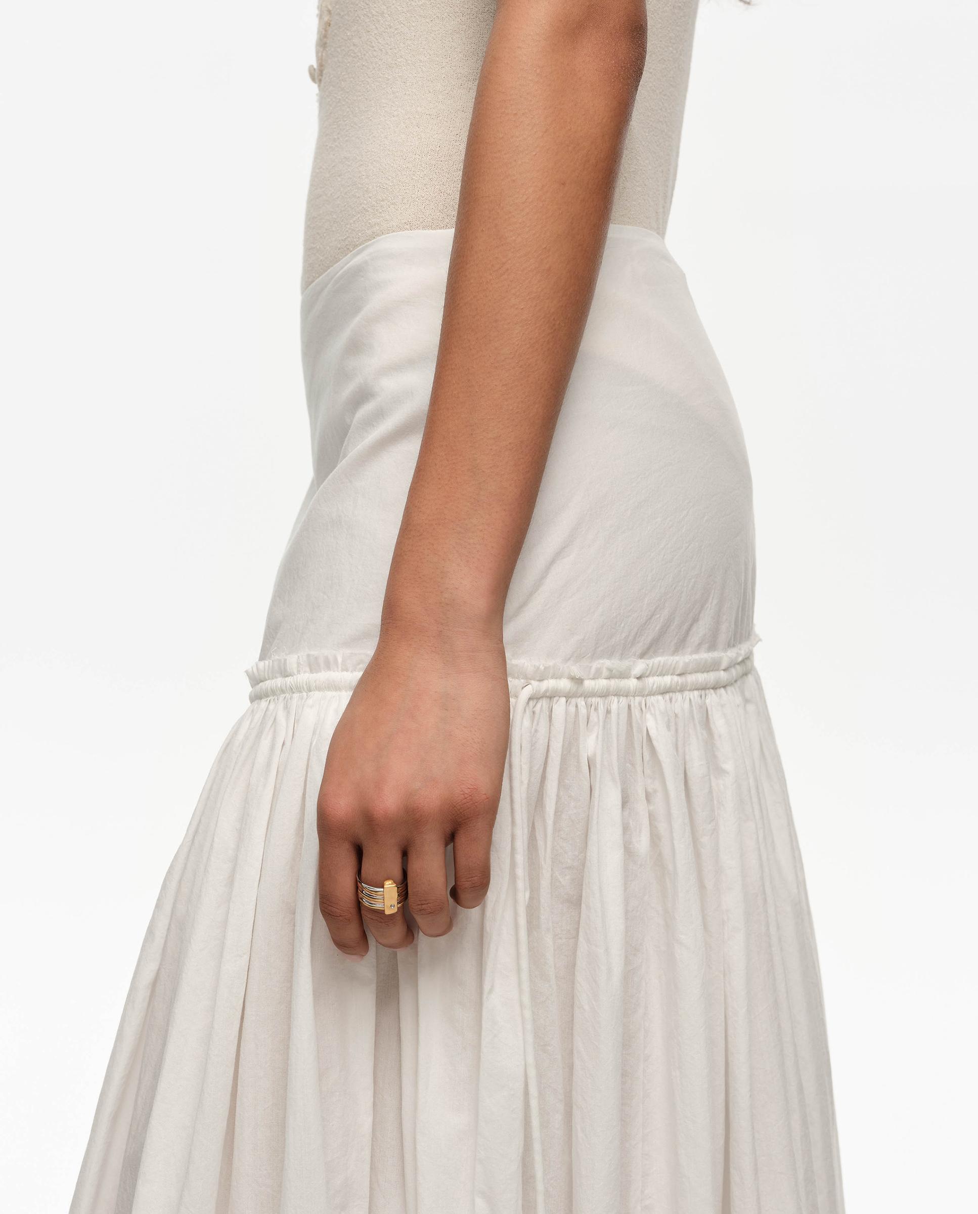 Anel com Textura Tricolor Dourado-2