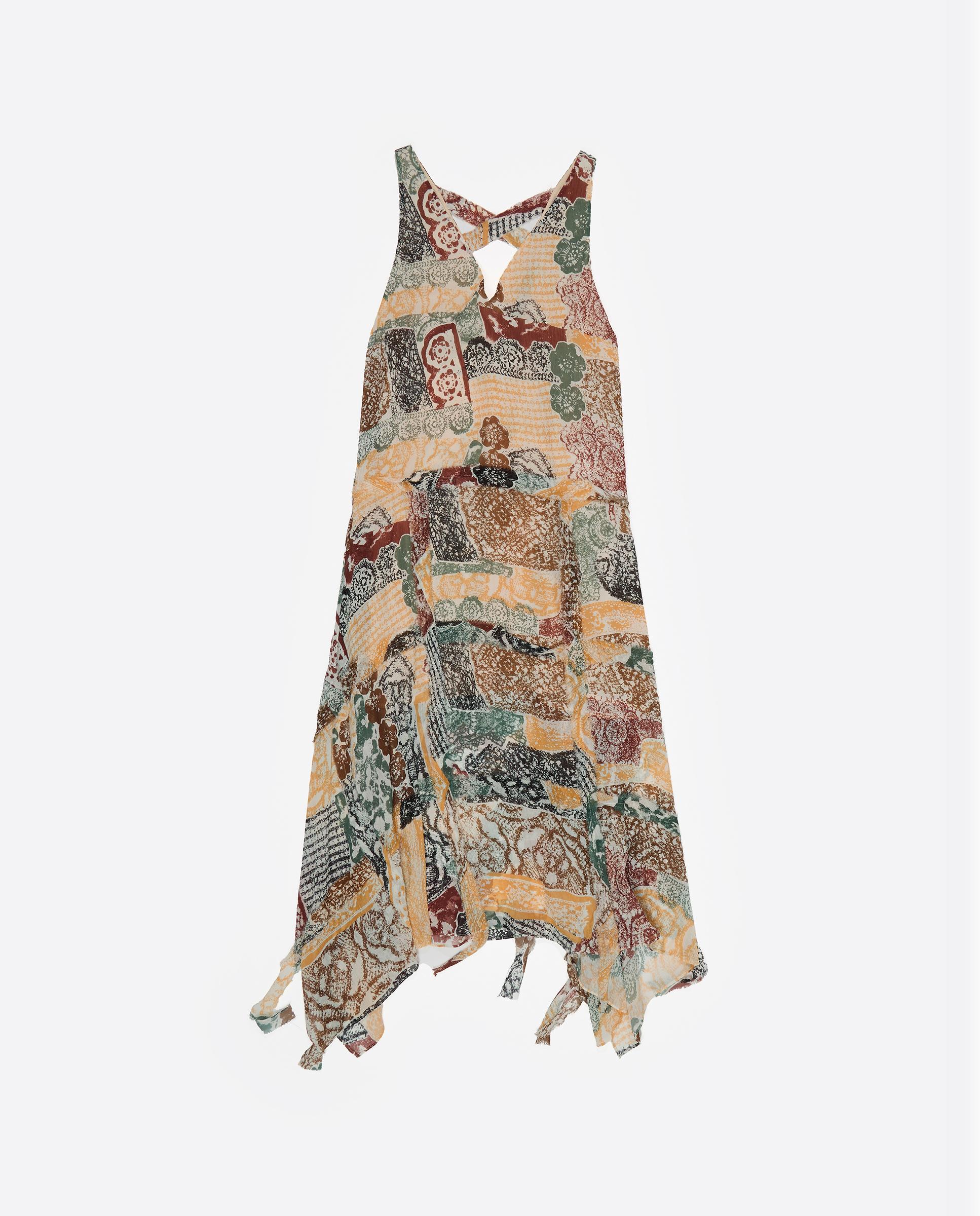 Vestido Midi Irregular Desfiado Lace Marfim-4