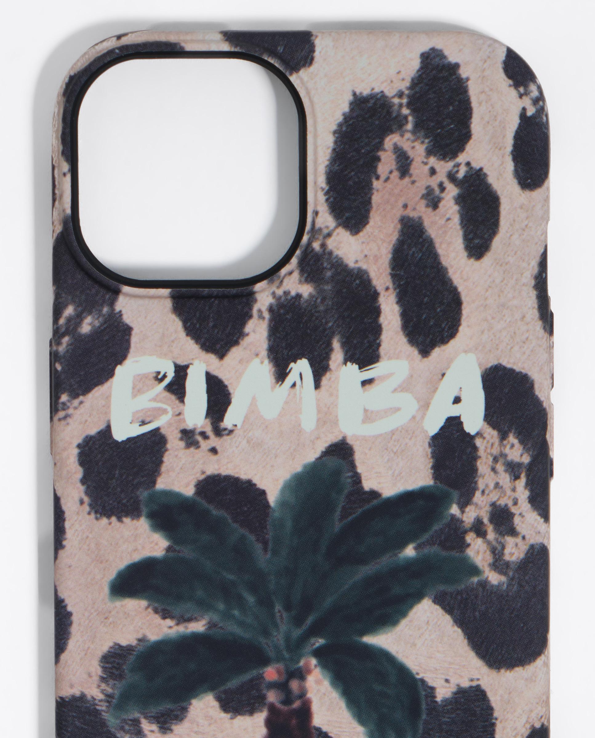 Capa para Telemóvel Iphone 15 Palmeira Bege-3