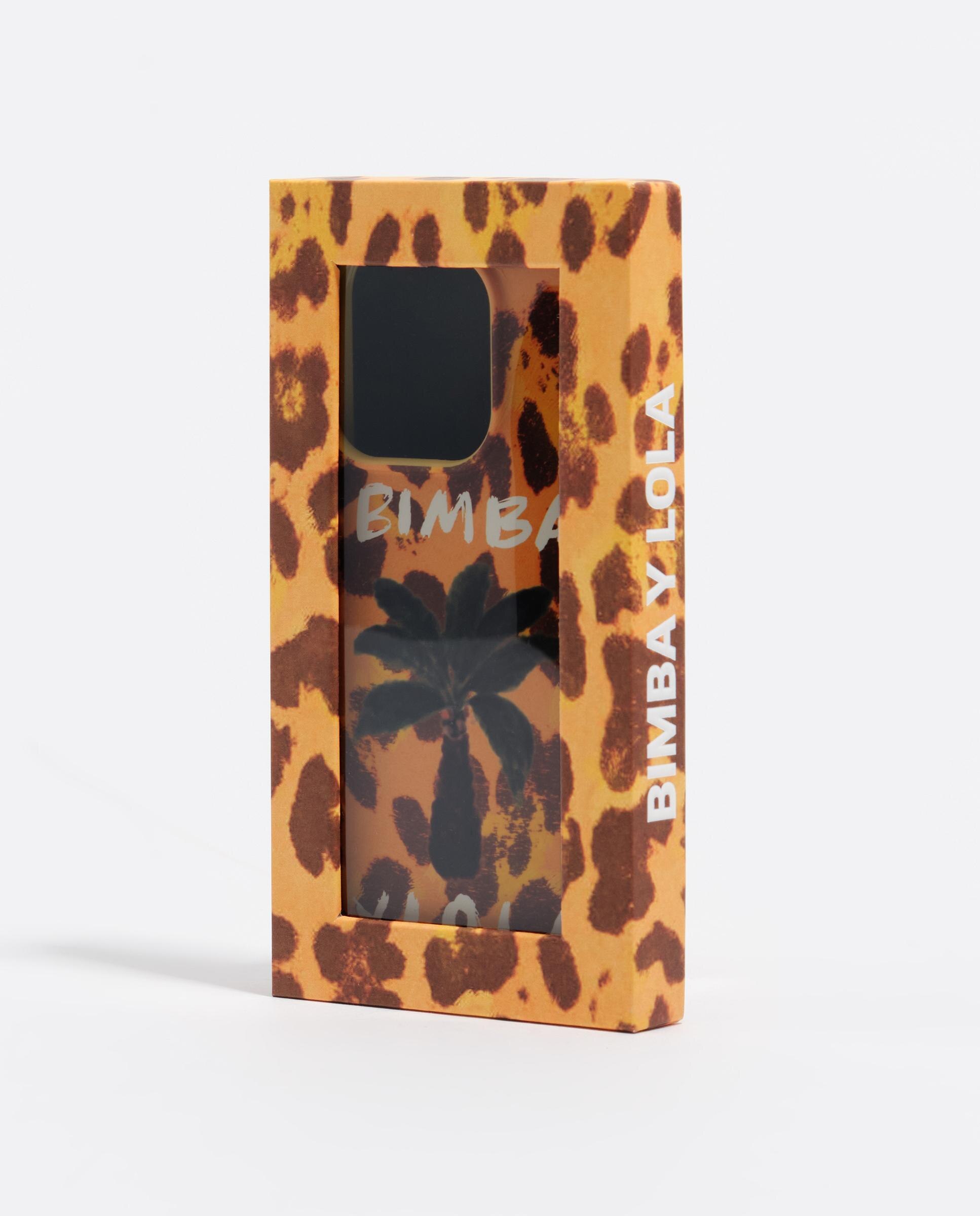 Capa para Telemóvel Iphone 15 Pro Palmeira Amarelo / Preto-4