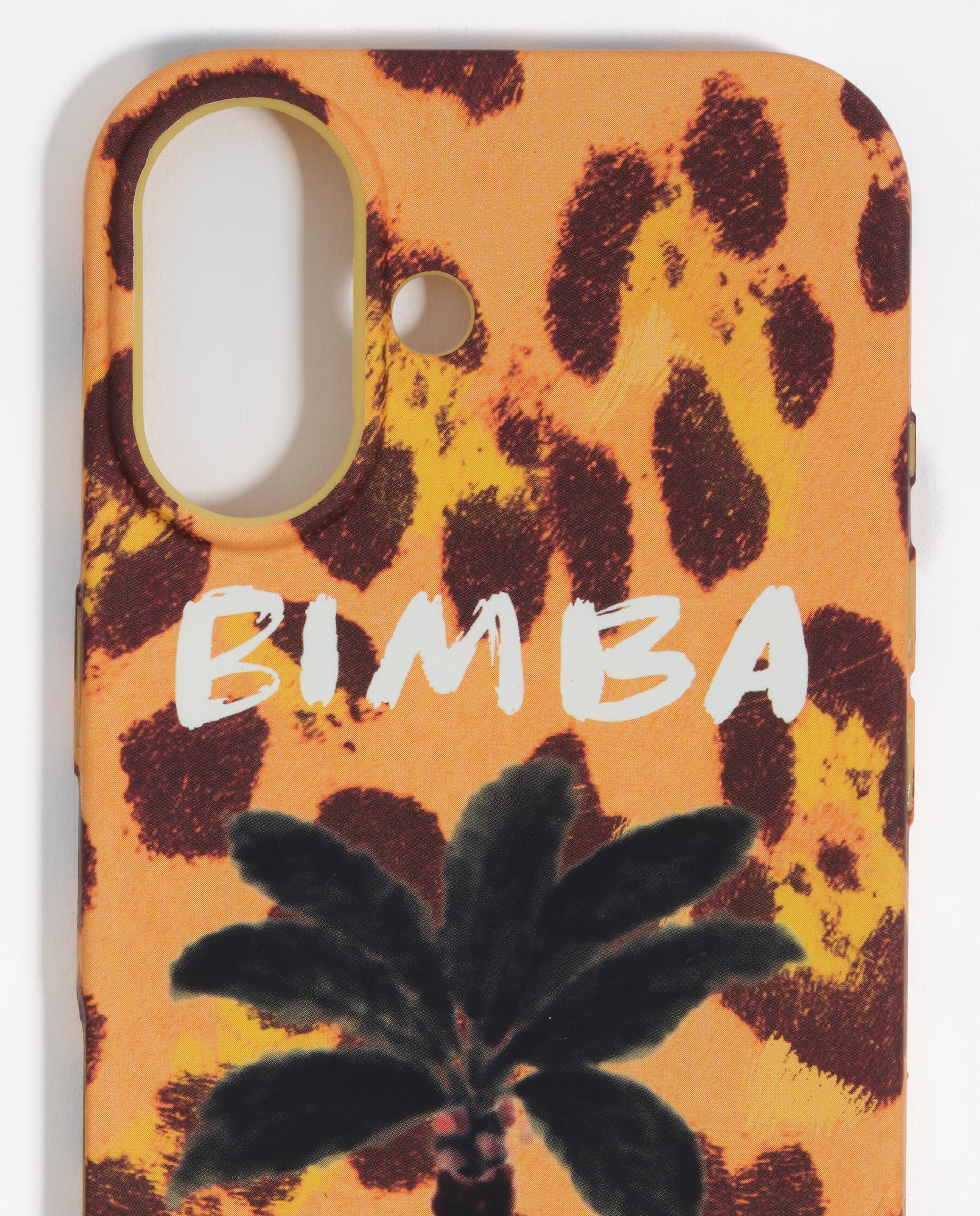 Capa para Telemóvel Iphone 16 Palmeira Laranja-3