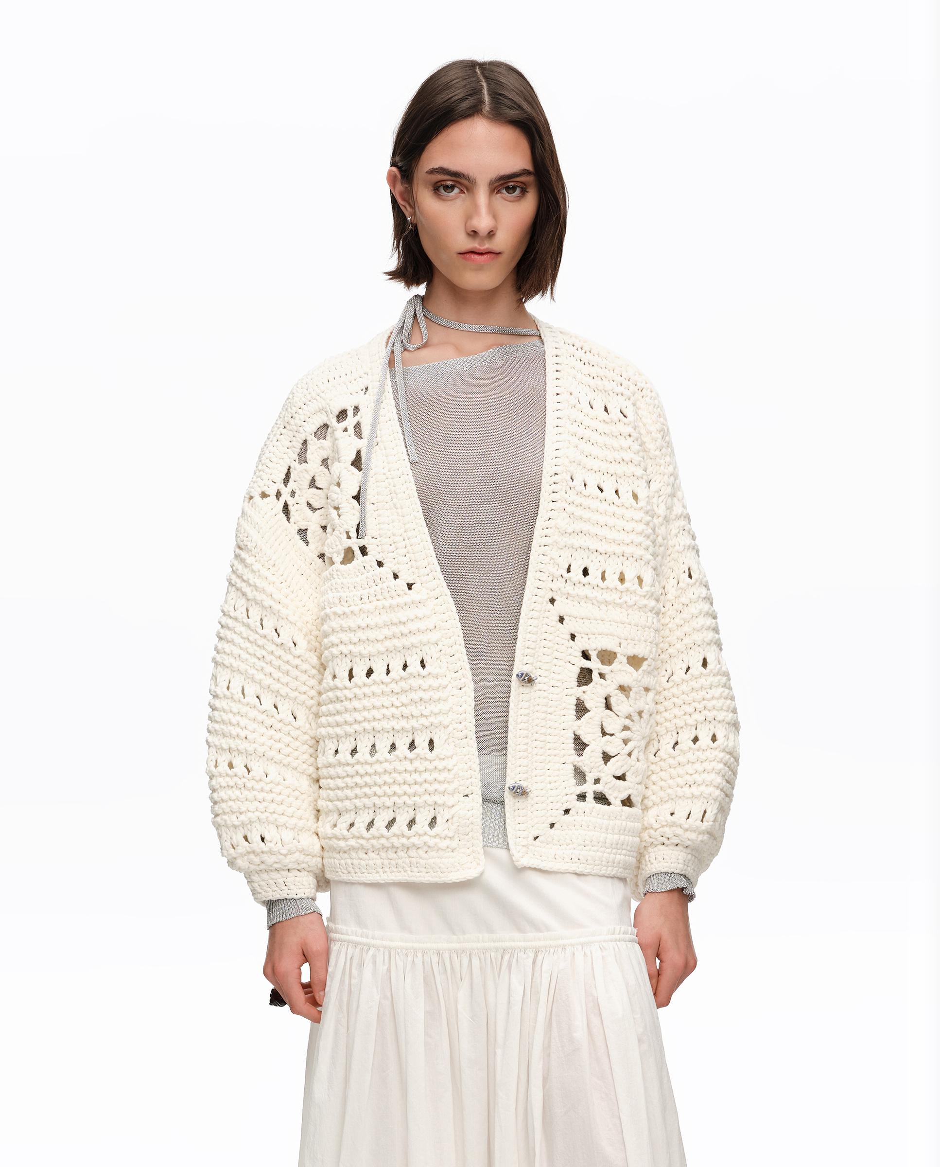Imagem 0 de Cardigan em Crochet Globo