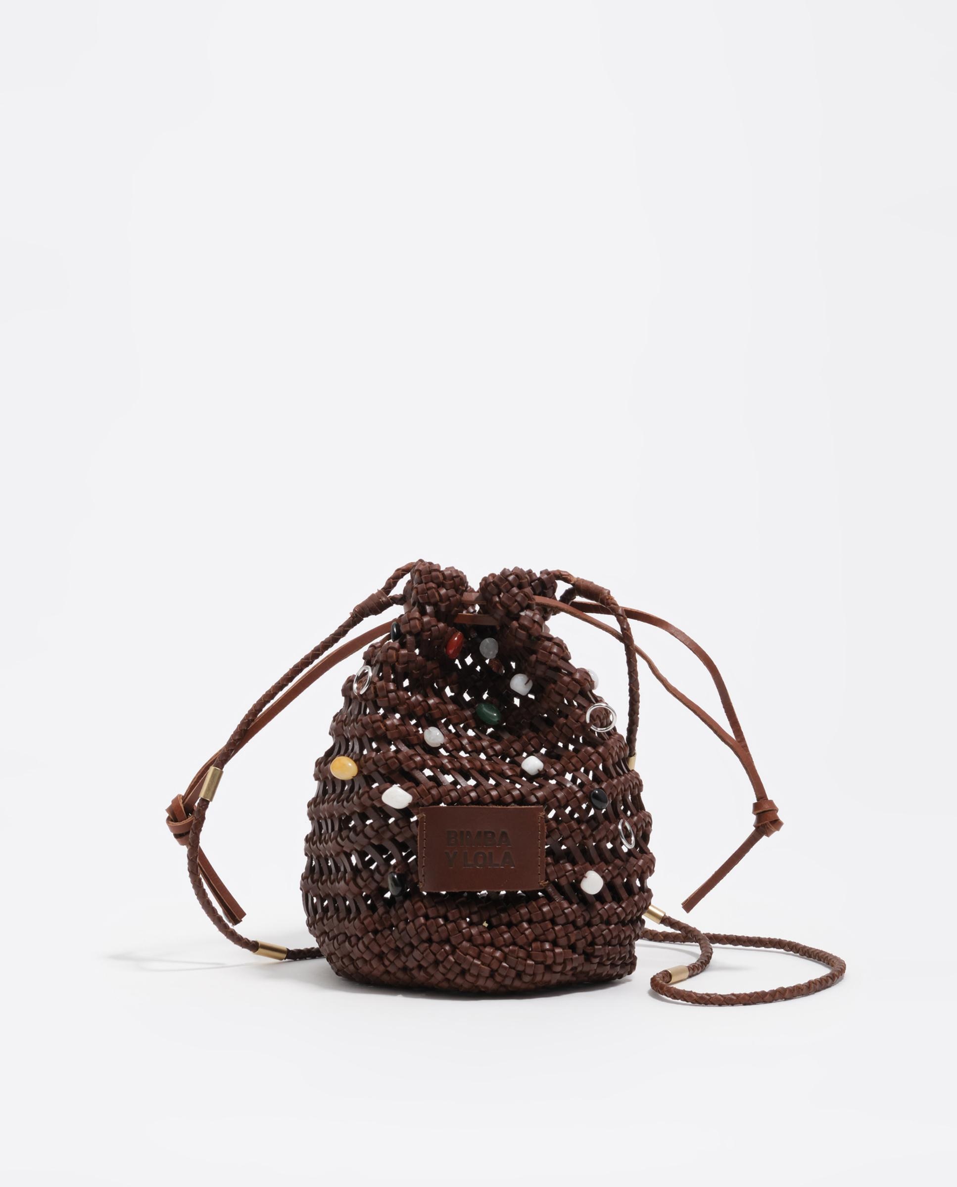 Imagem 0 de Minibolsa Entrançada Pele