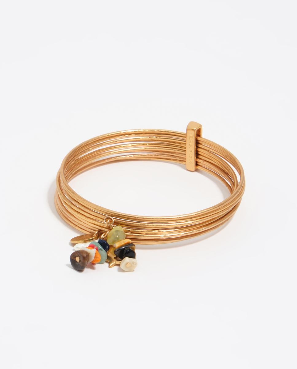 Imagem 0 de Pulseira Semanário com Pedras e Textura