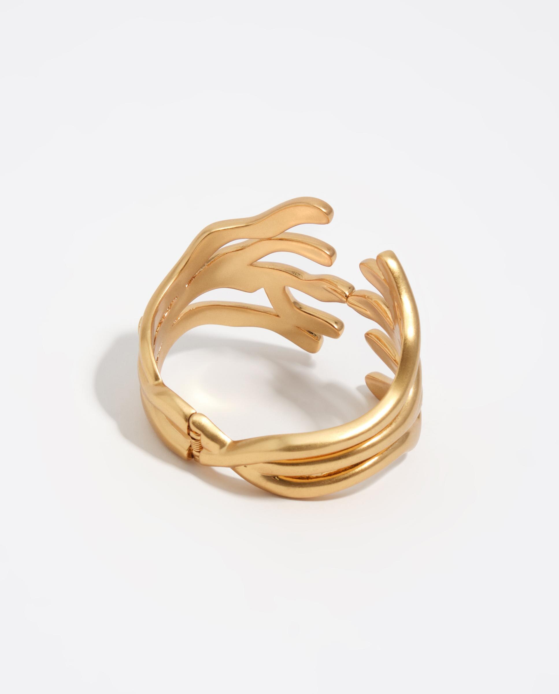 Pulseira Corais Envelhecido Dourado-3
