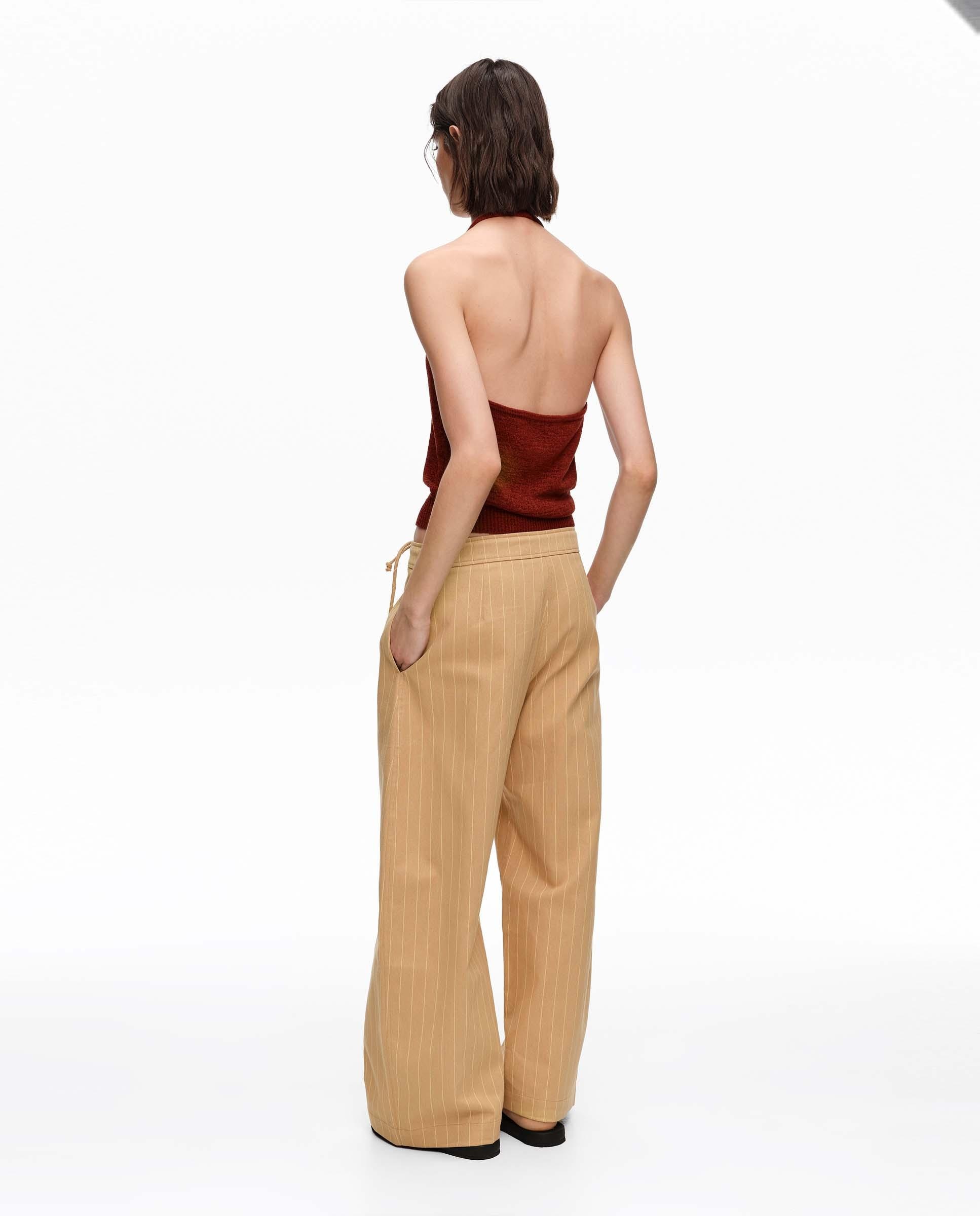 Top Halter Pedras Castanho-2