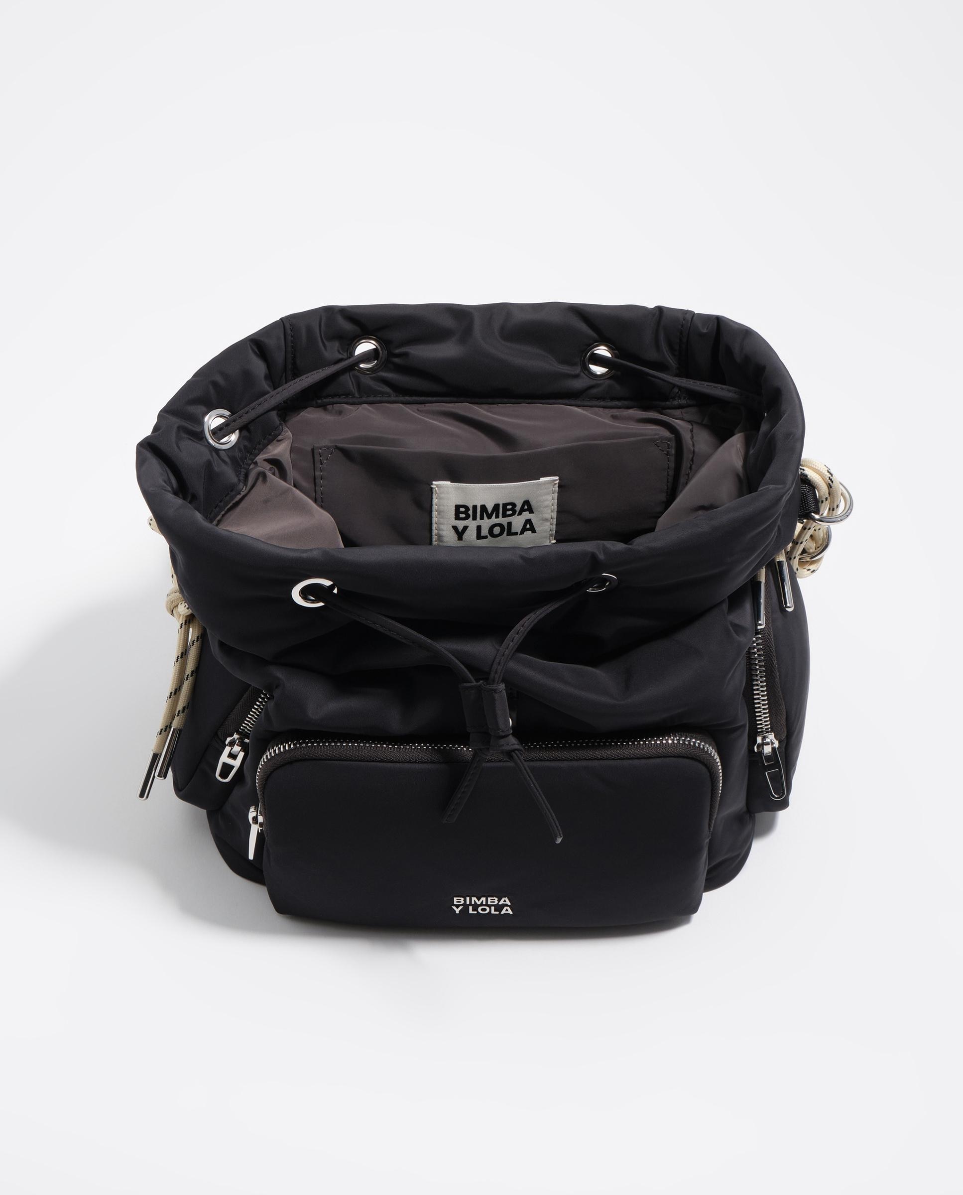 Mochila com Vários Bolsos e Fecho Zip Cinzento-escuro-3