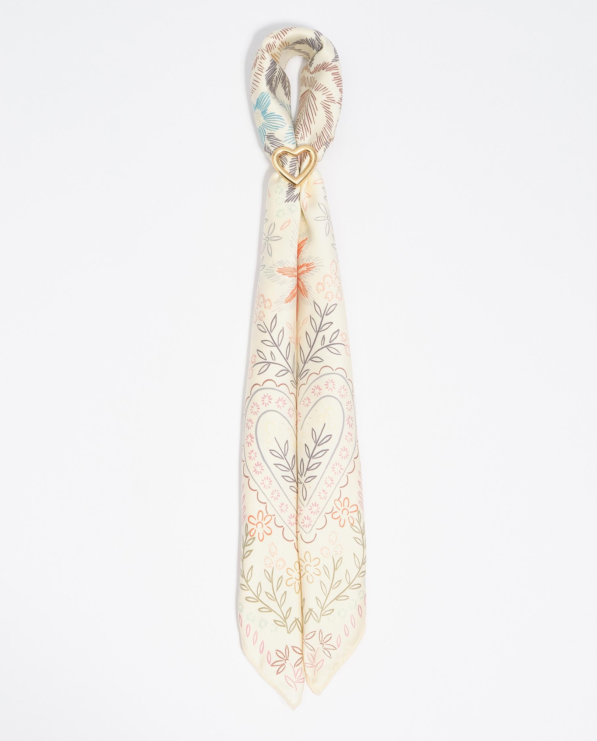 Imagem 0 de Charm Bolso Lenço Flores Traços