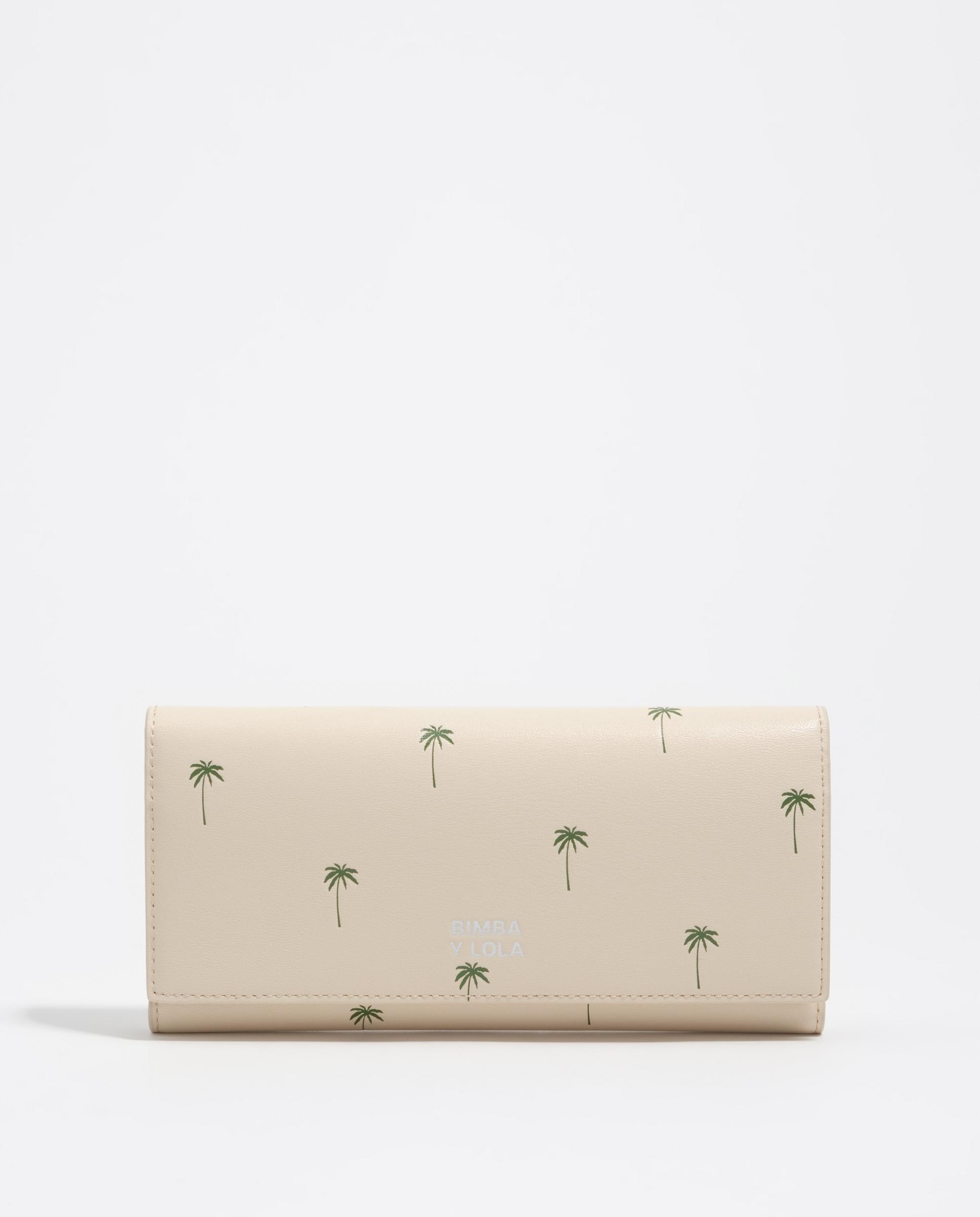Imagem 0 de Carteira Grande em Pele Palms