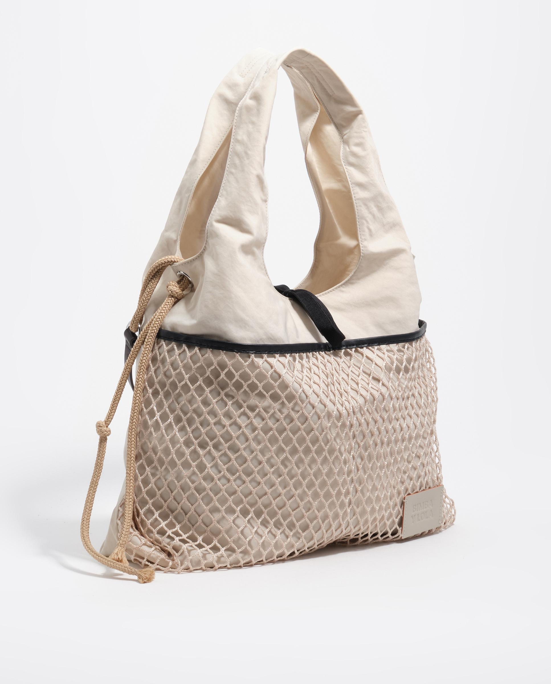 Mala Paper Grande Nylon Branco-marfim-6