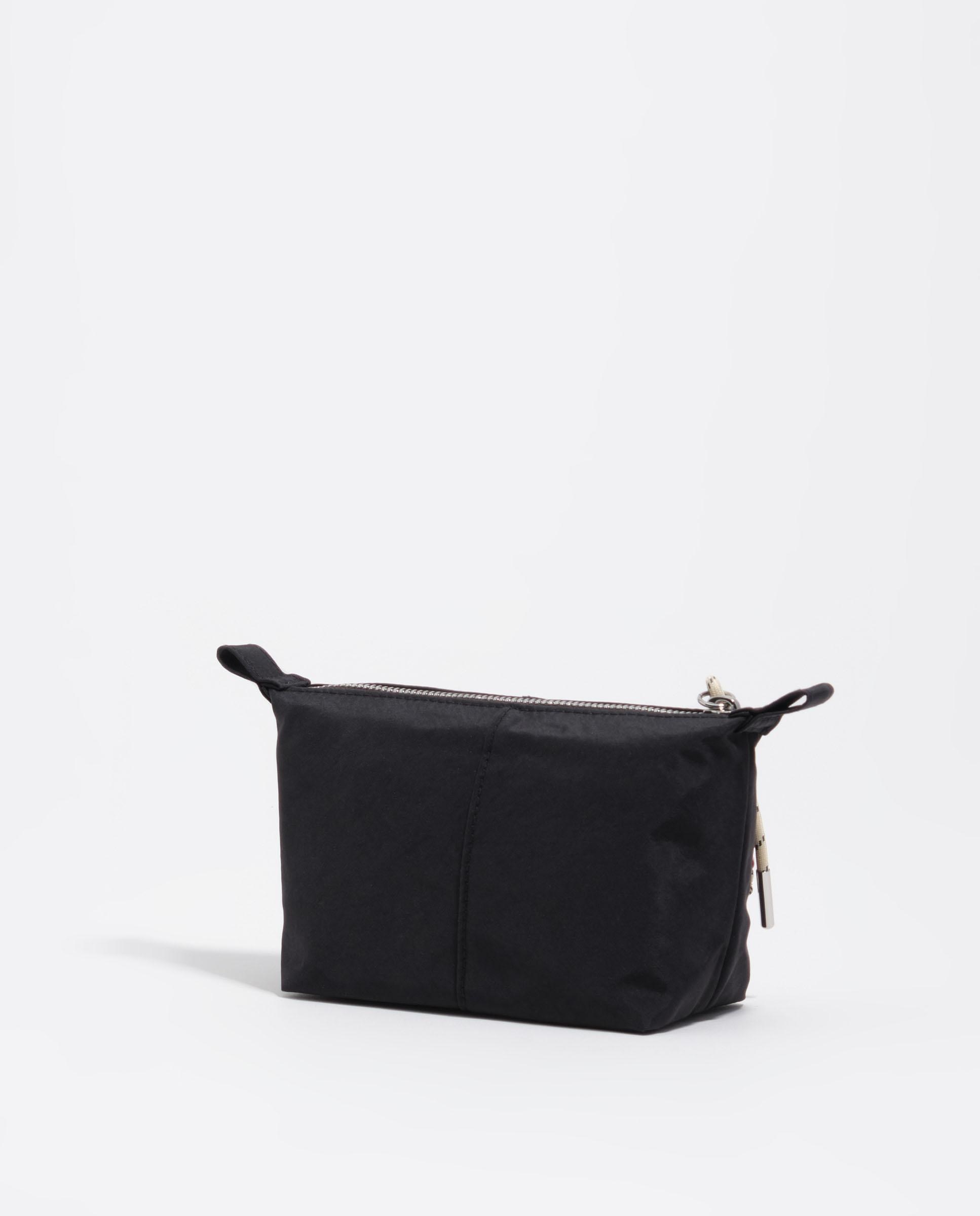 Necessaire Trapézio Nylon Grafite-3