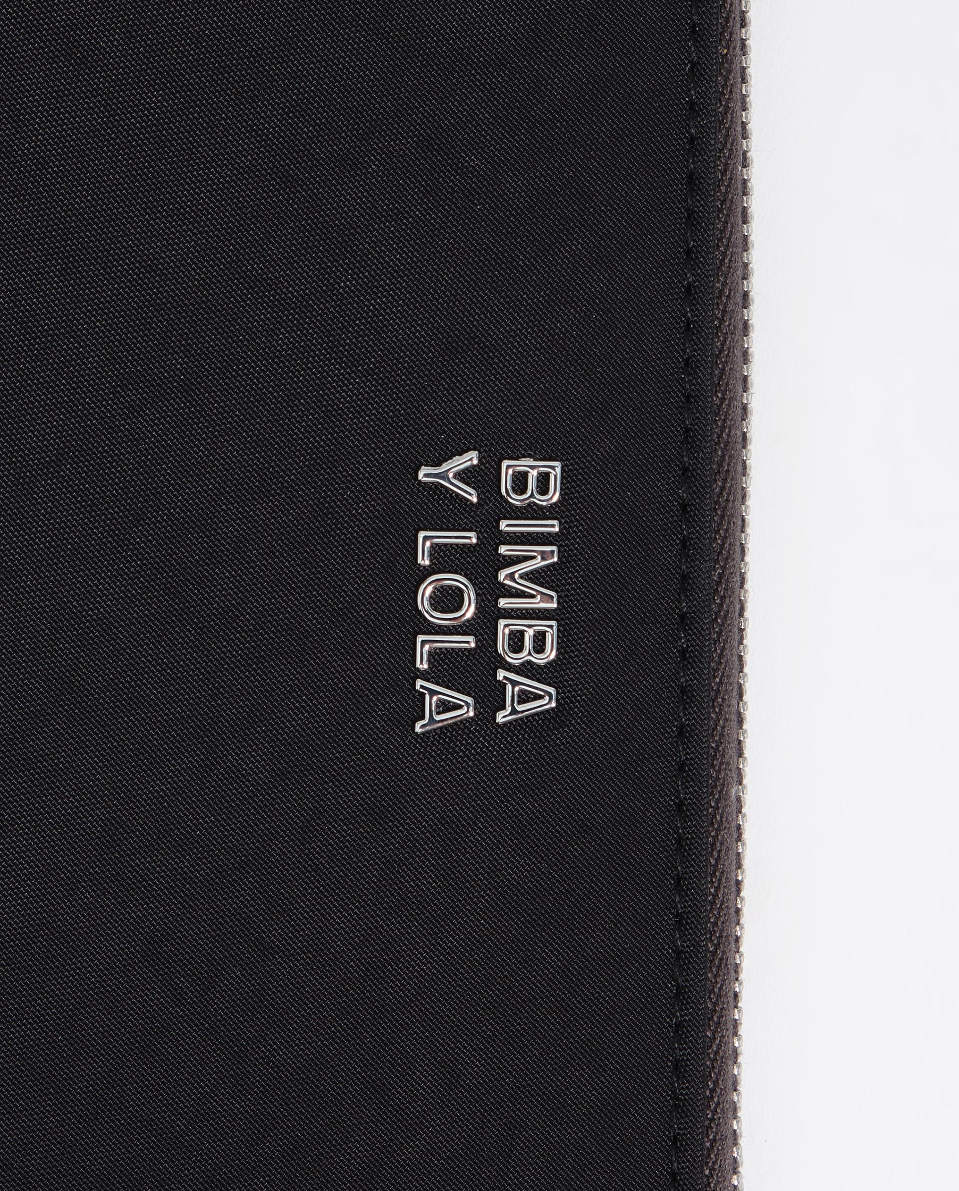 Carteira Grande com Fecho Zip Preto-2
