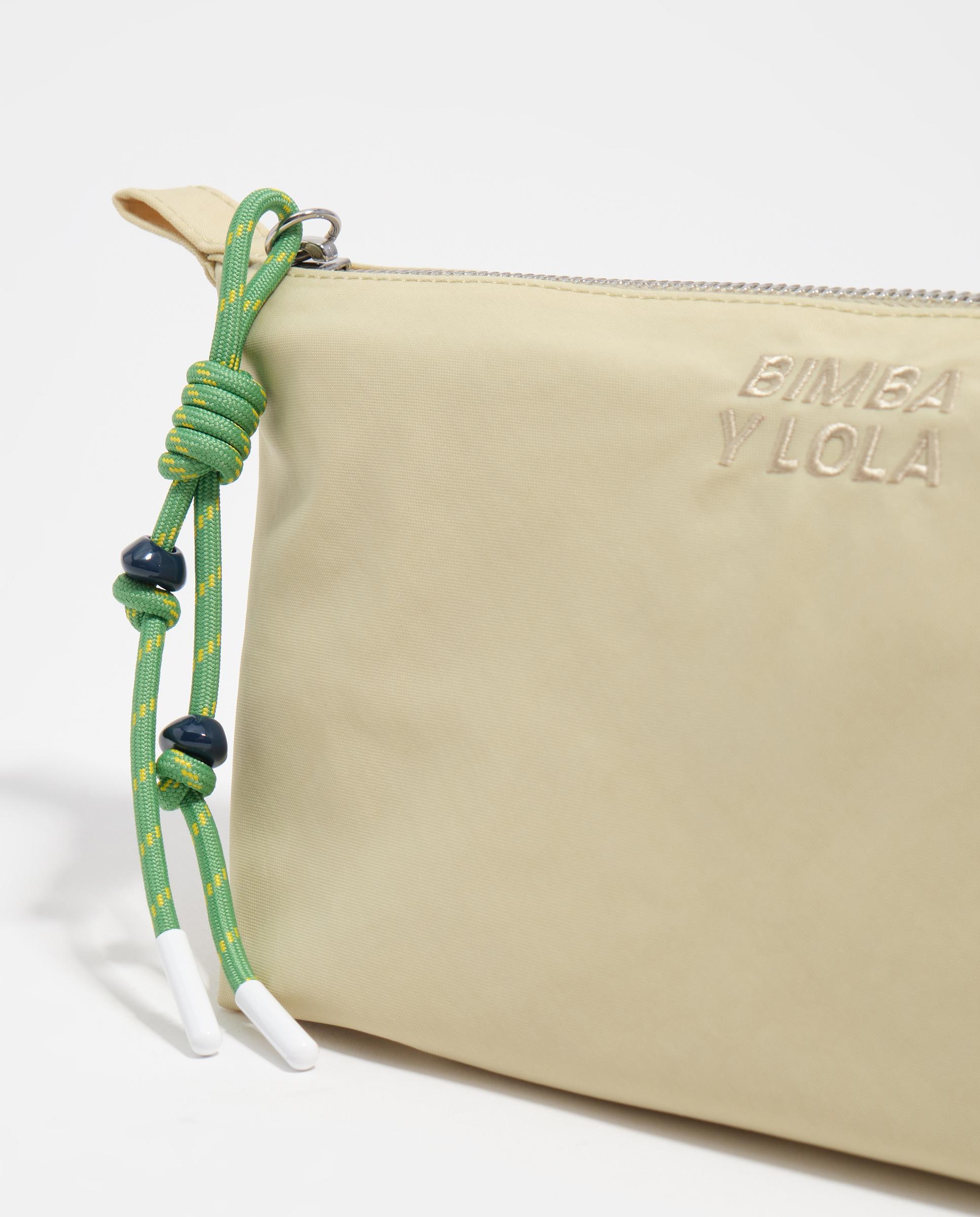 Necessaire Médio com Fecho Zip Bege-2