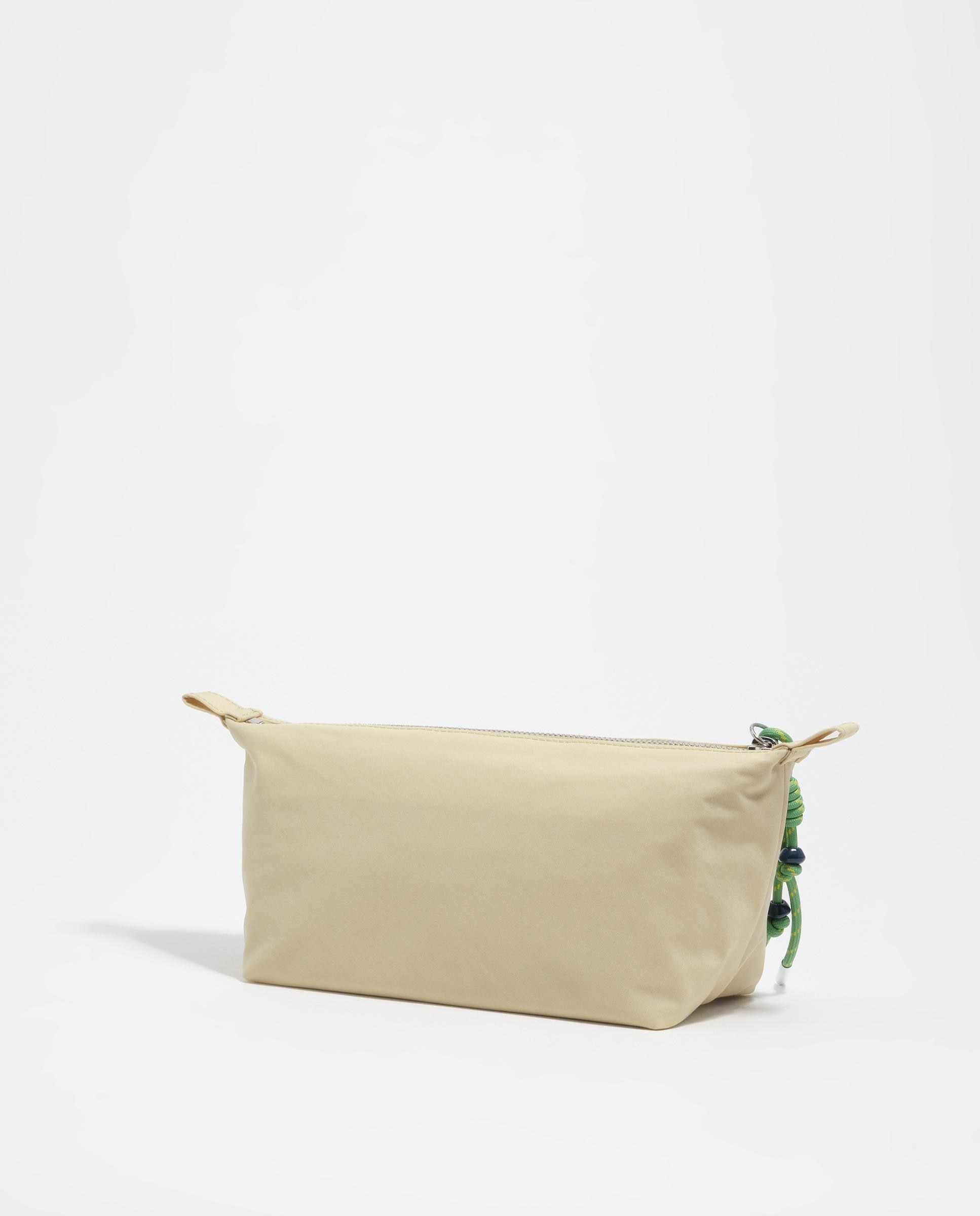Necessaire Médio com Fecho Zip Bege-5