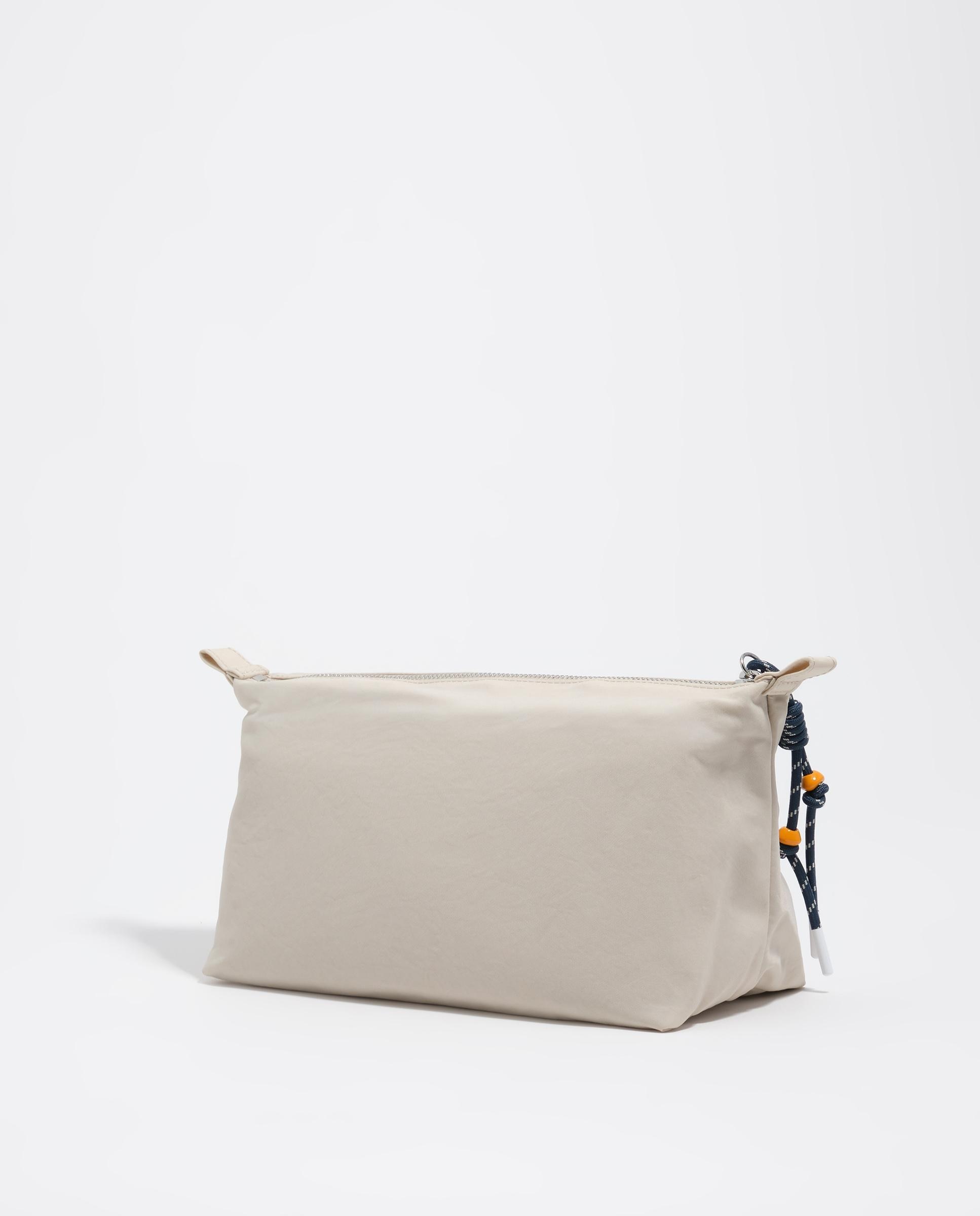 Necessaire de Nylon com Fecho Zip Cru-4