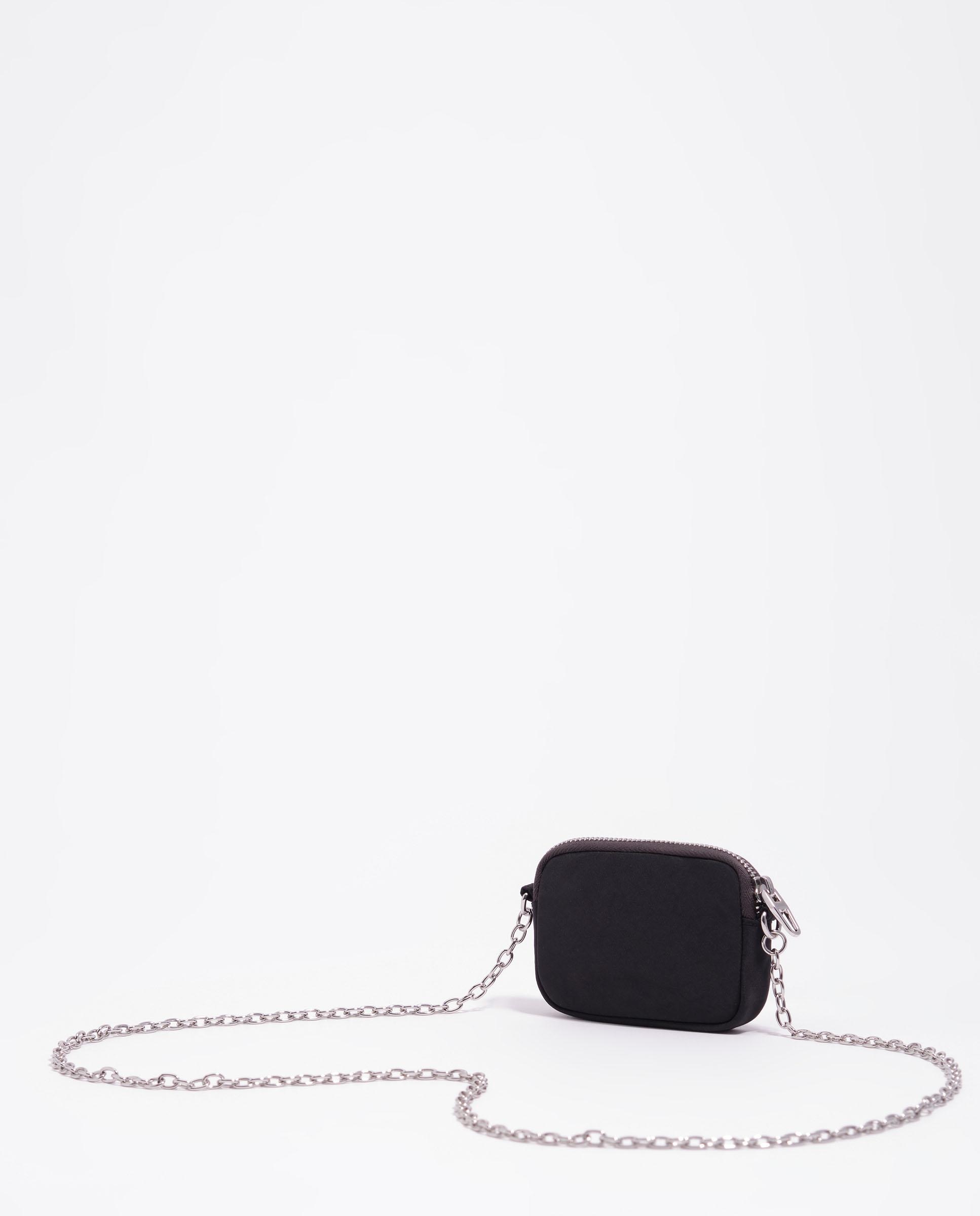 Porta-moedas de Nylon com Fecho Zip Grafite-4