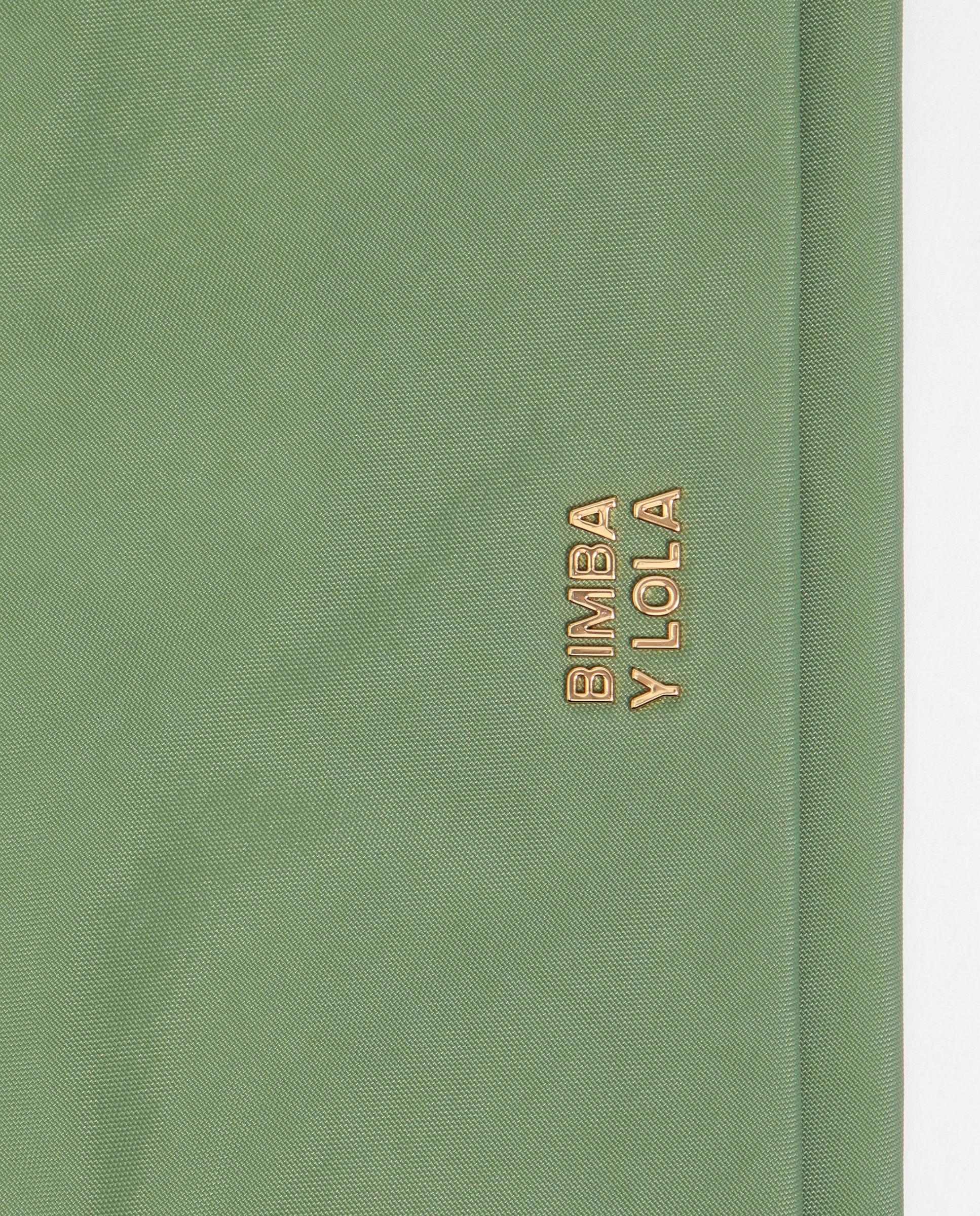 Carteira Pocket Nylon com Fecho Zip Verde-2