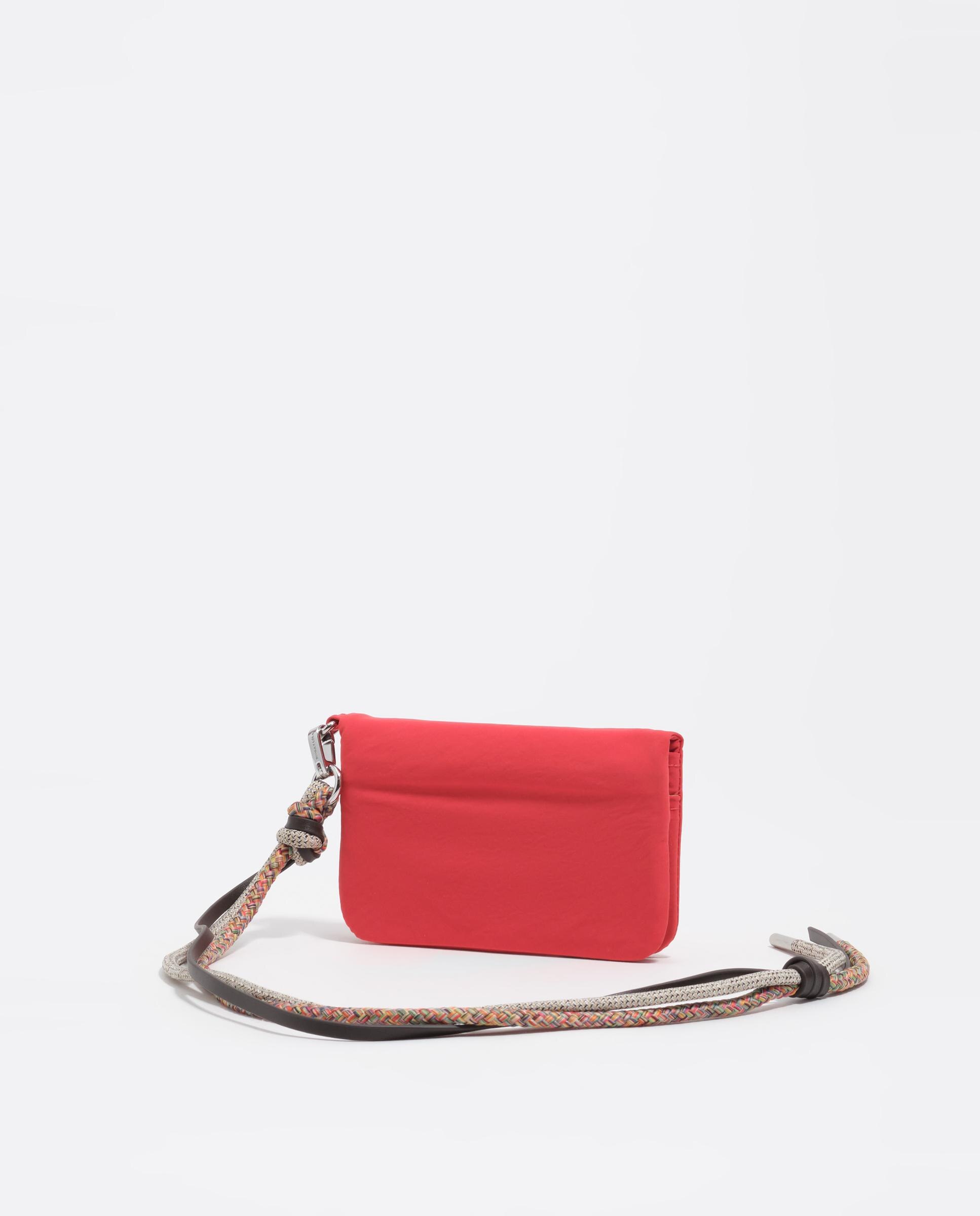 Carteira com Aba Pequena Nylon Coral-5