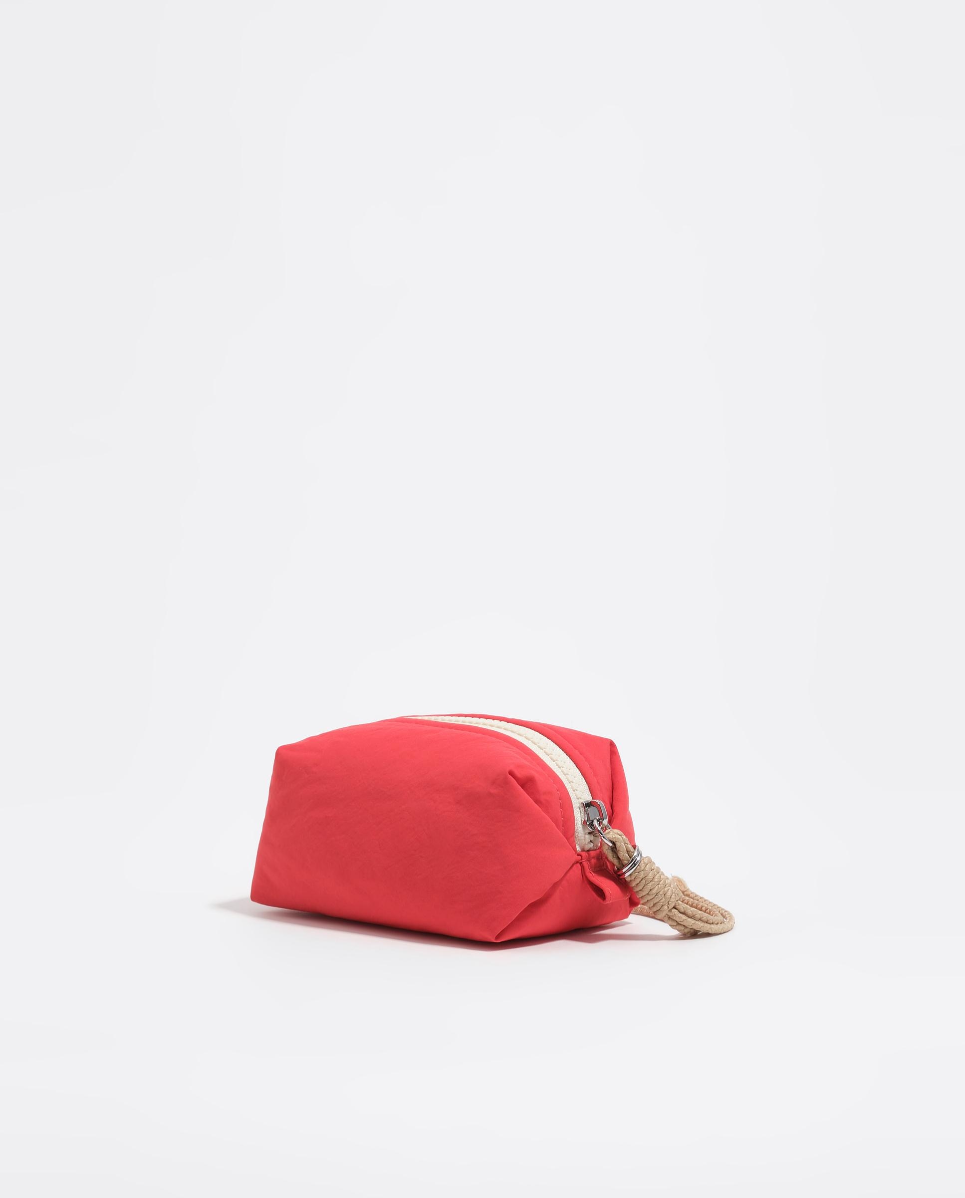 Necessaire Pequeno Nylon Coral-5