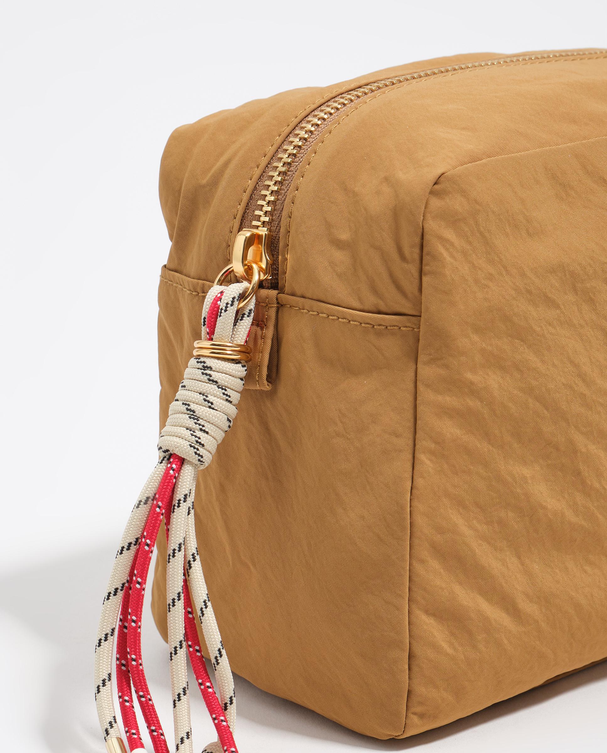 Necessaire Grande Nylon Caramelo-3