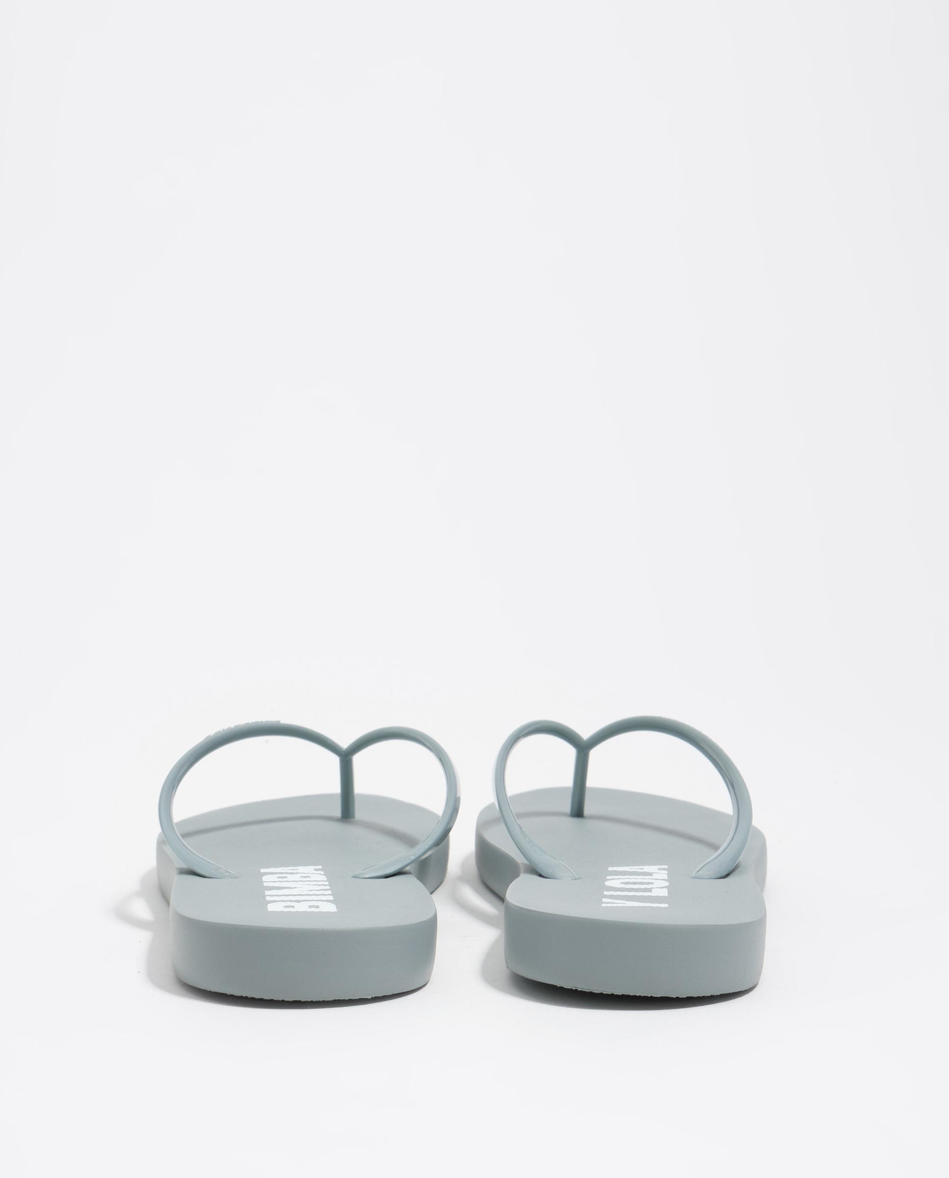 Chinelos Flip Flop com Logo Prata-4