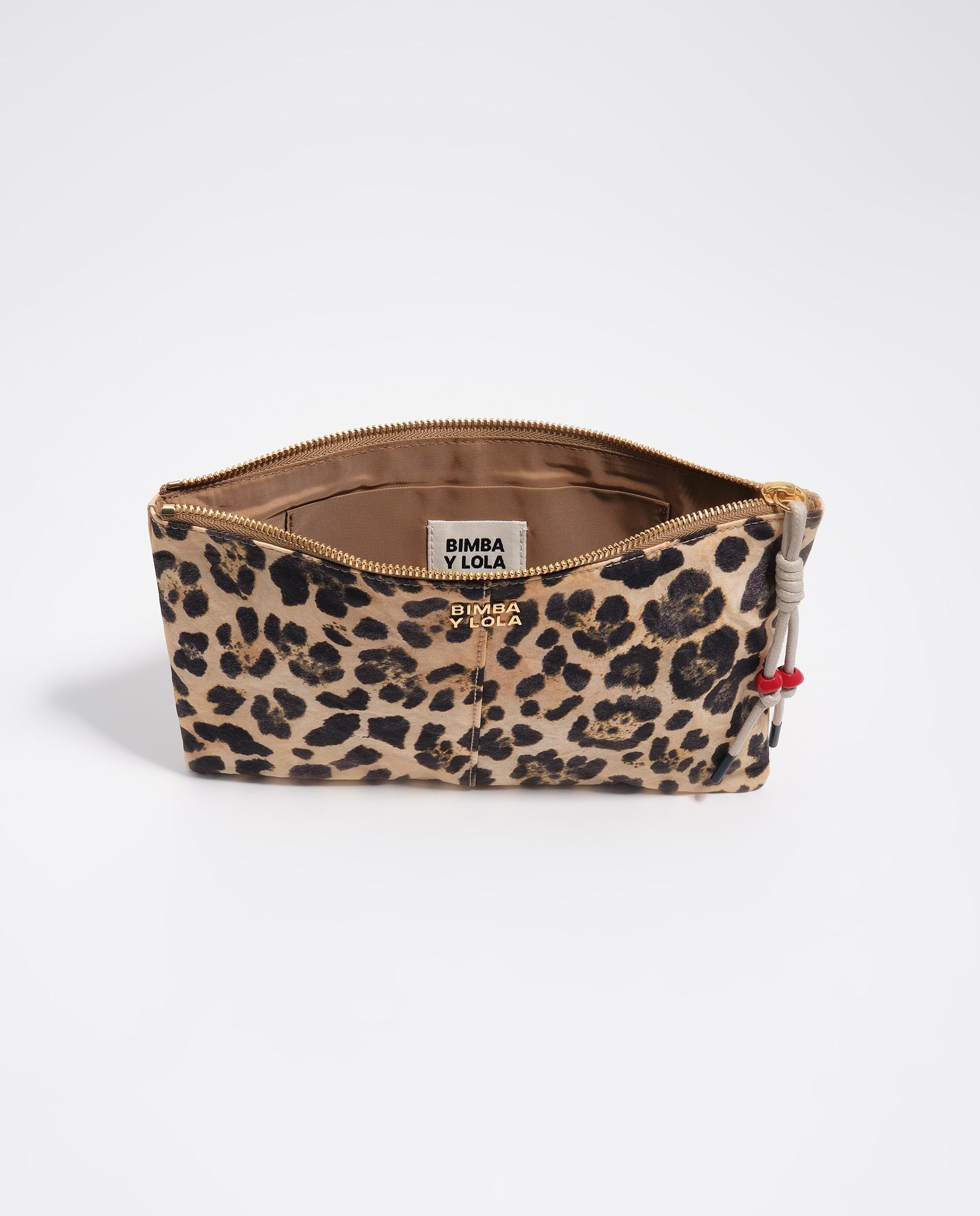 Necessaire de Nylon Leopardo Natural-3