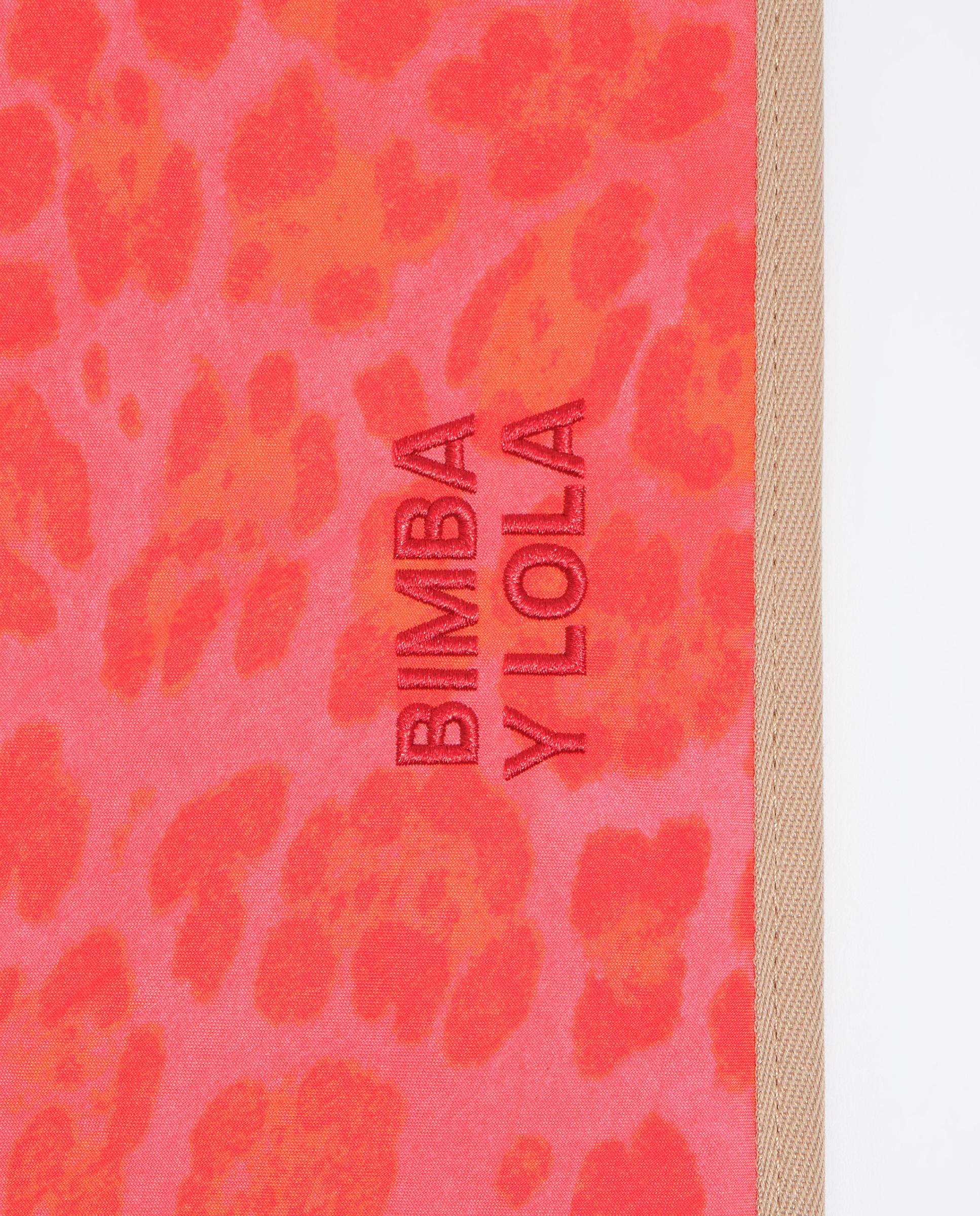 Bolsa para Telemóvel em Nylon Leopard Rosa-2