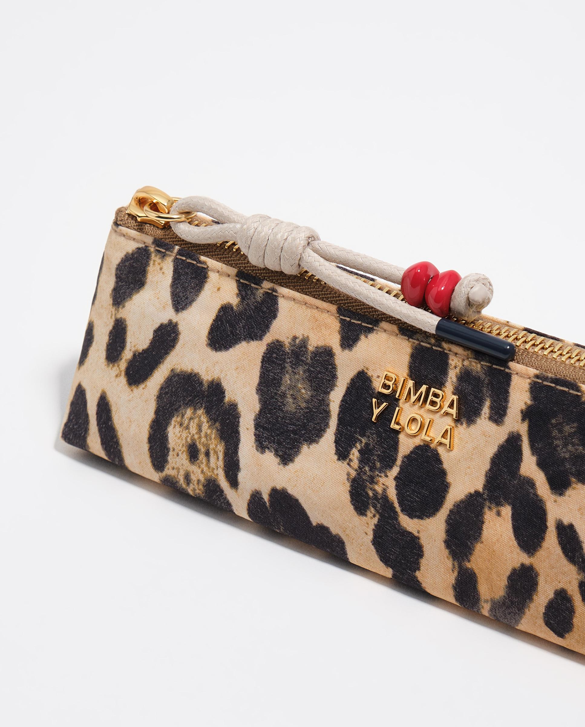 Estojo em Nylon Leopardo Natural-2