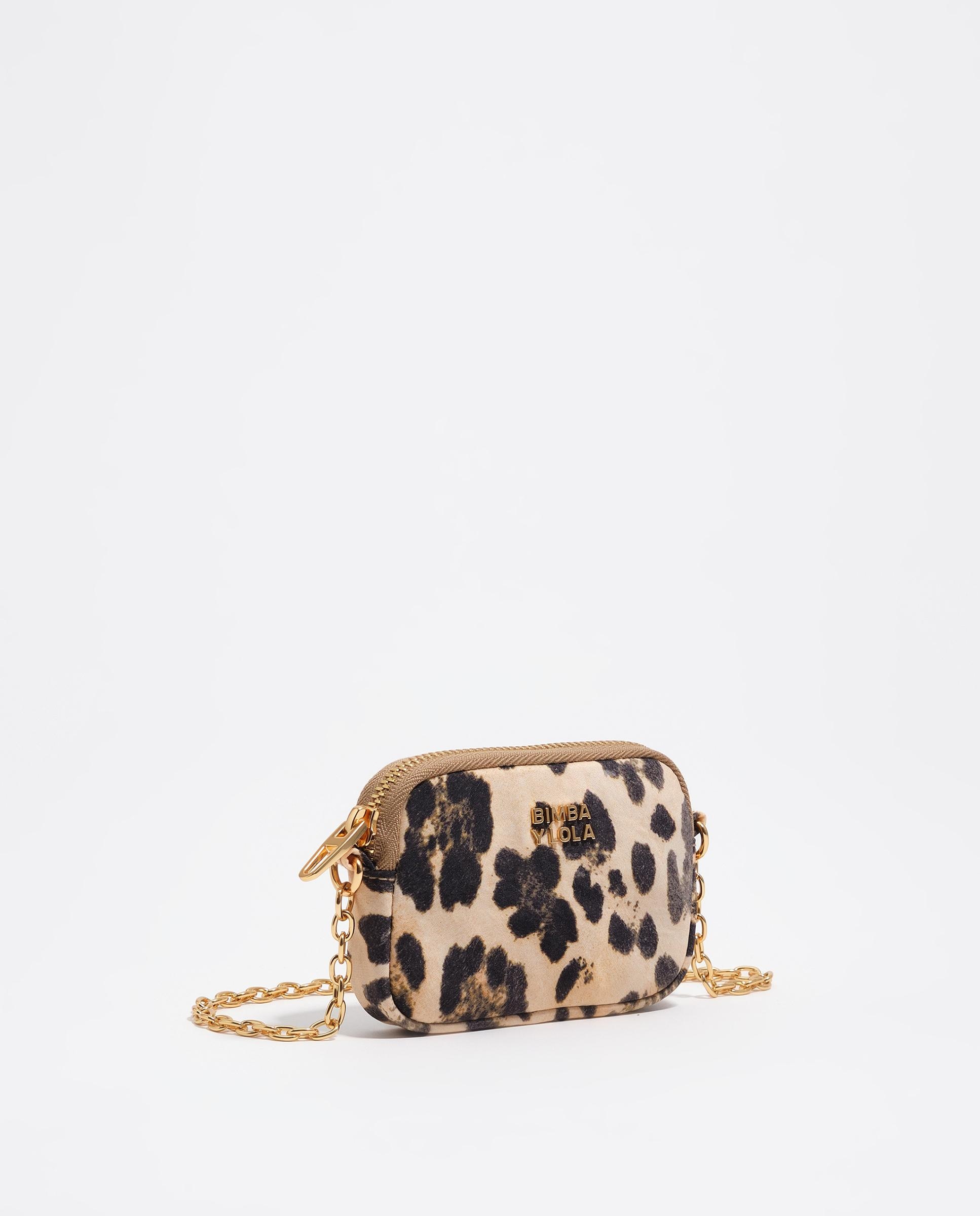 Porta-moedas em Nylon Leopardo Multicolor-2